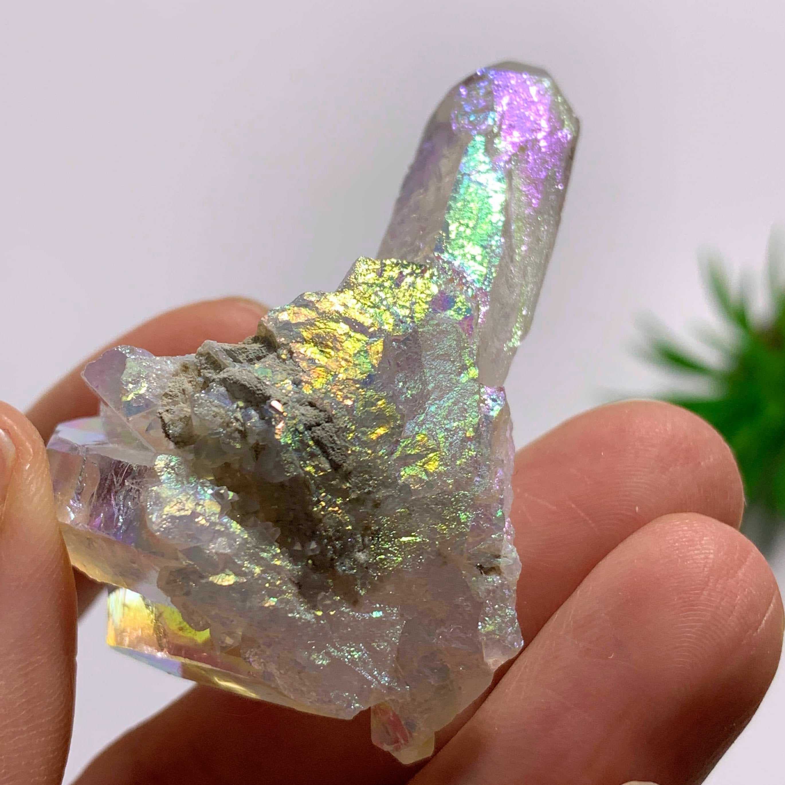 Angel Aura Opal Glow Quartz Cluster From Arkansas #1