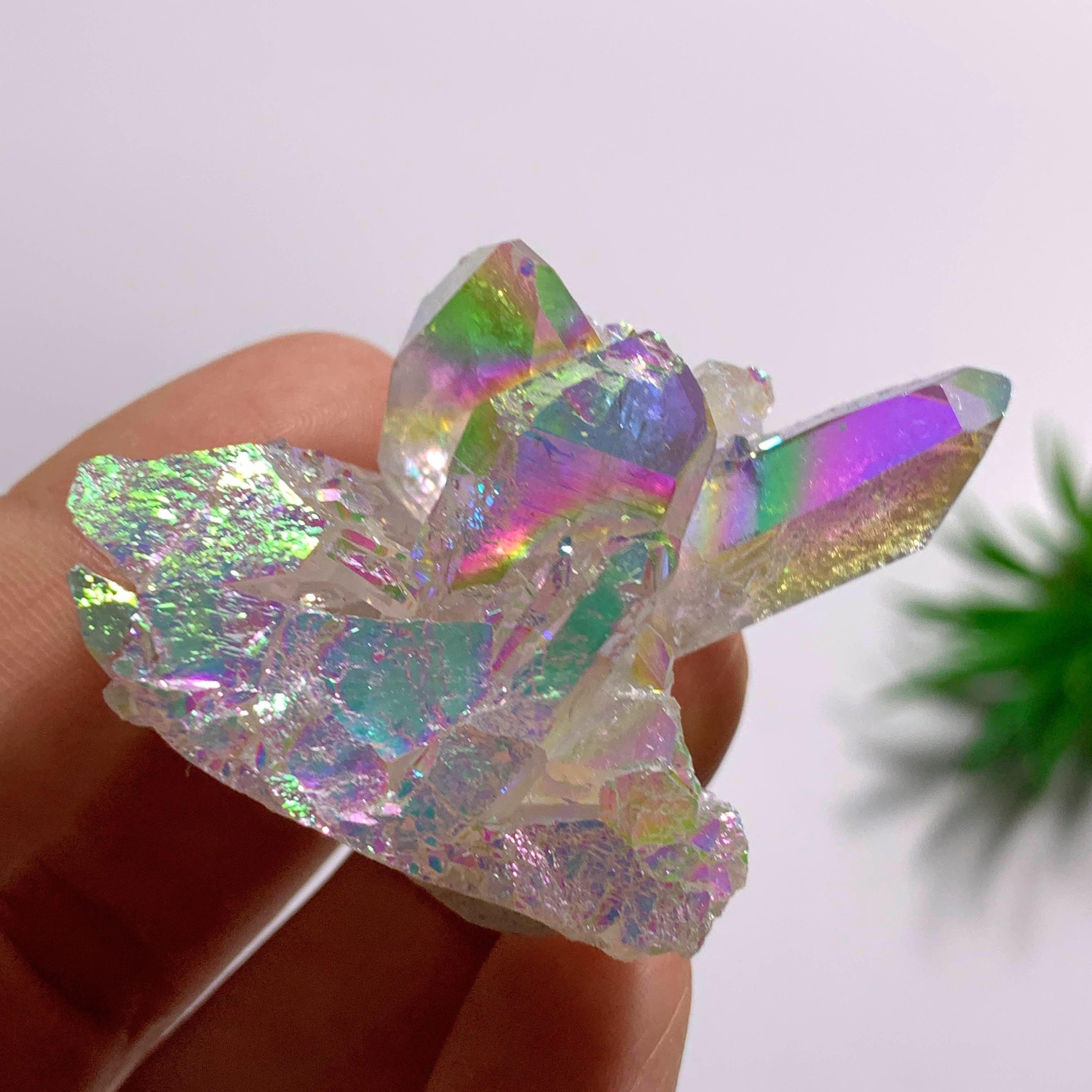 Angel Aura Opal Glow Quartz Cluster From Arkansas #2