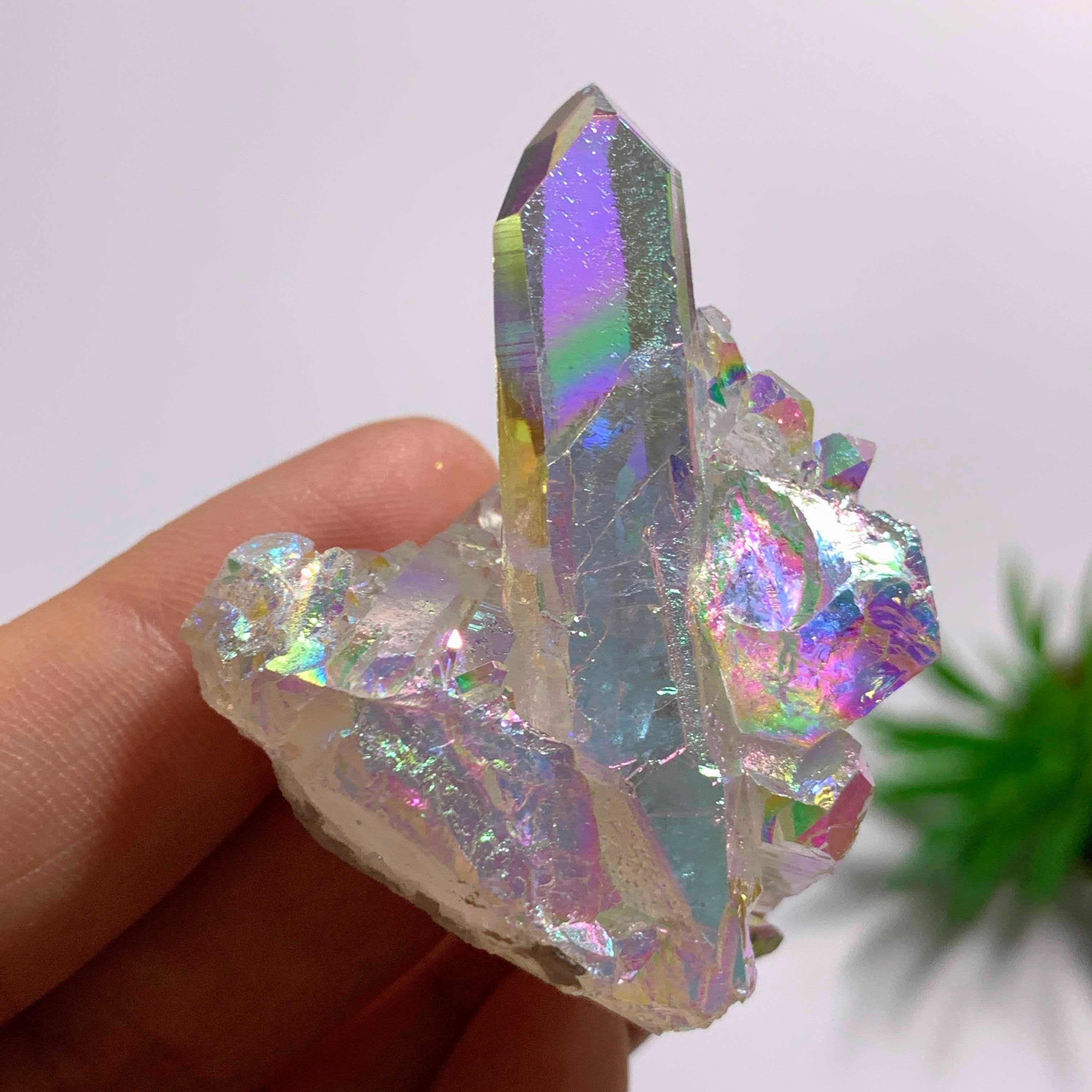 Angel Aura Opal Glow Quartz Cluster From Arkansas #2