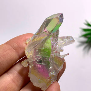 Angel Aura Opal Glow Quartz Cluster From Arkansas #3