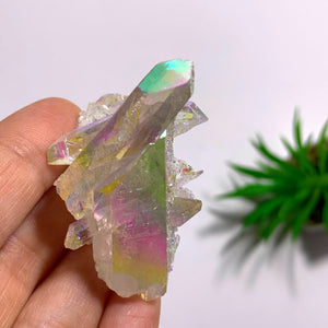 Angel Aura Opal Glow Quartz Cluster From Arkansas #3