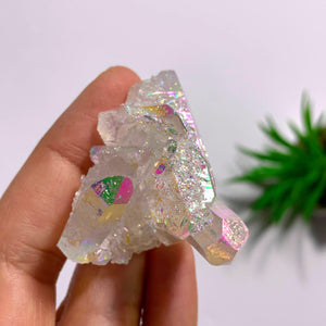 Angel Aura Opal Glow Quartz Cluster From Arkansas #3