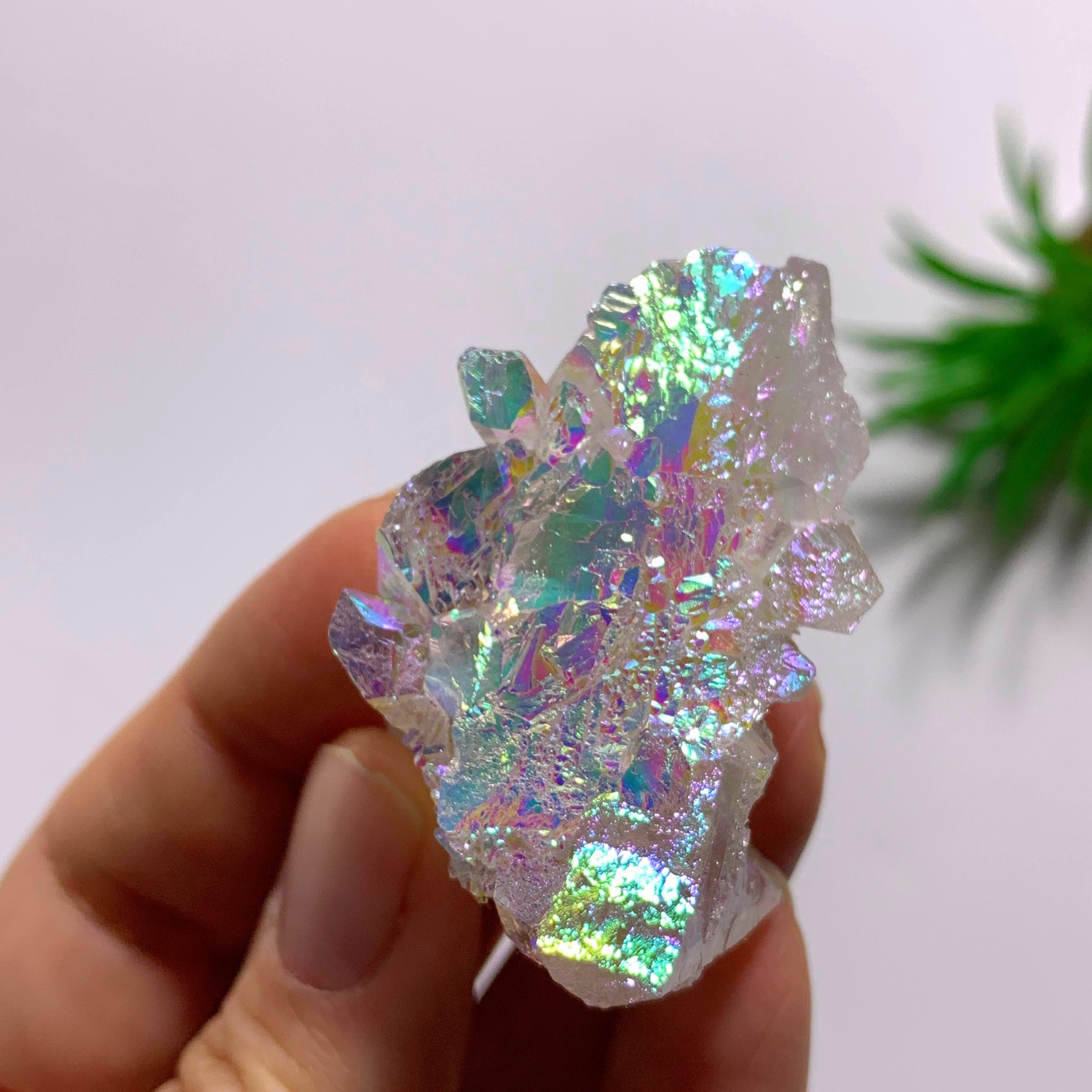 Angel Aura Opal Glow Quartz Cluster From Arkansas #3