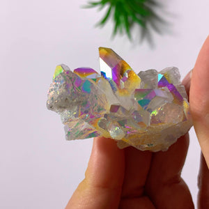 Angel Aura Opal Glow Quartz Cluster From Arkansas #4