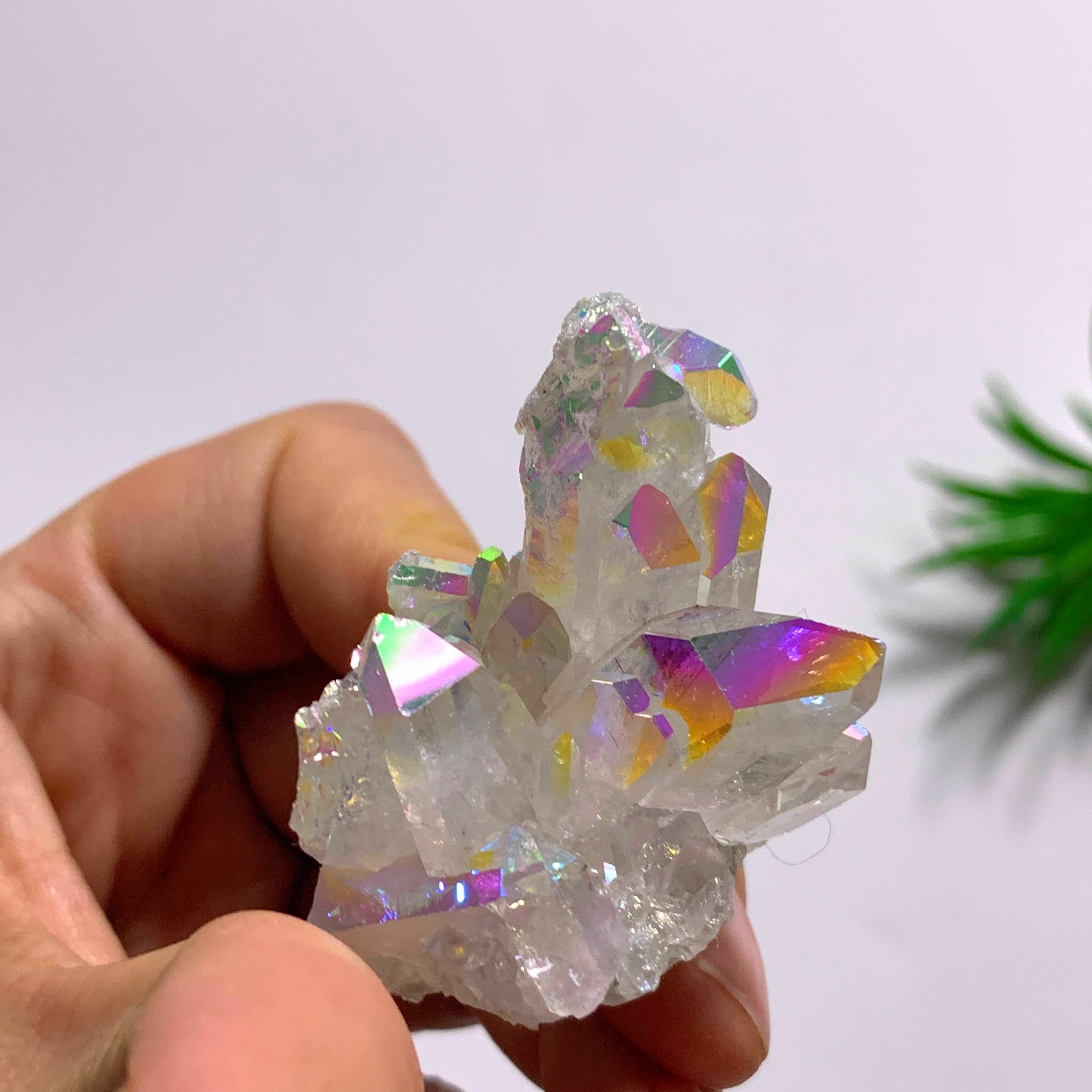 Angel Aura Opal Glow Quartz Cluster From Arkansas #4