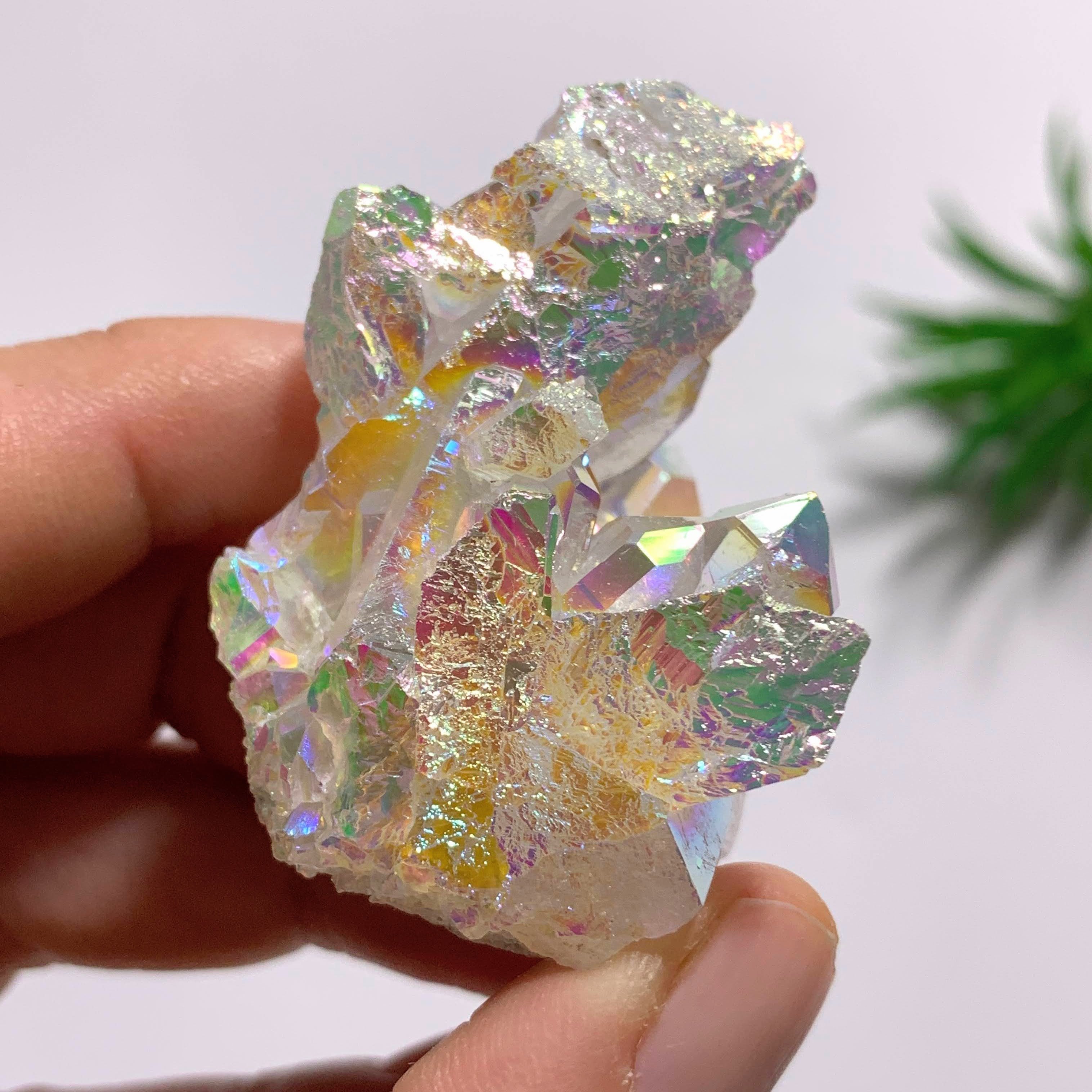 Angel Aura Opal Glow Quartz Cluster From Arkansas #4