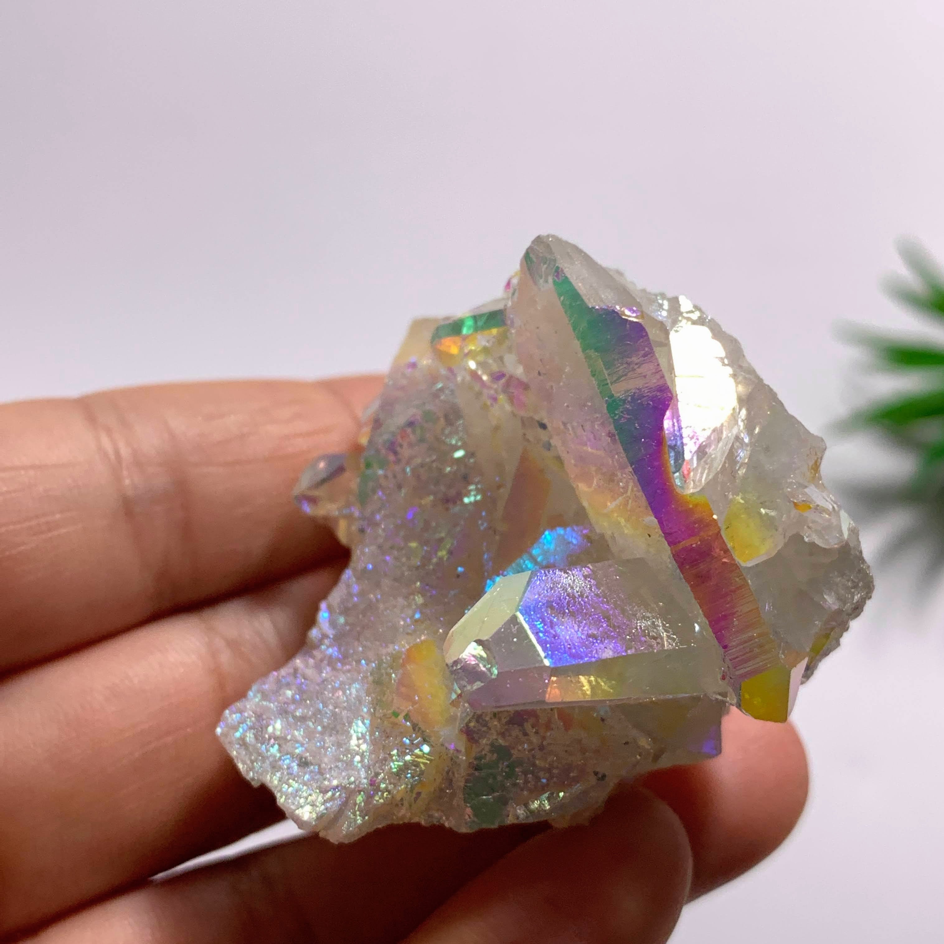 Angel Aura Opal Glow Quartz Cluster From Arkansas #5