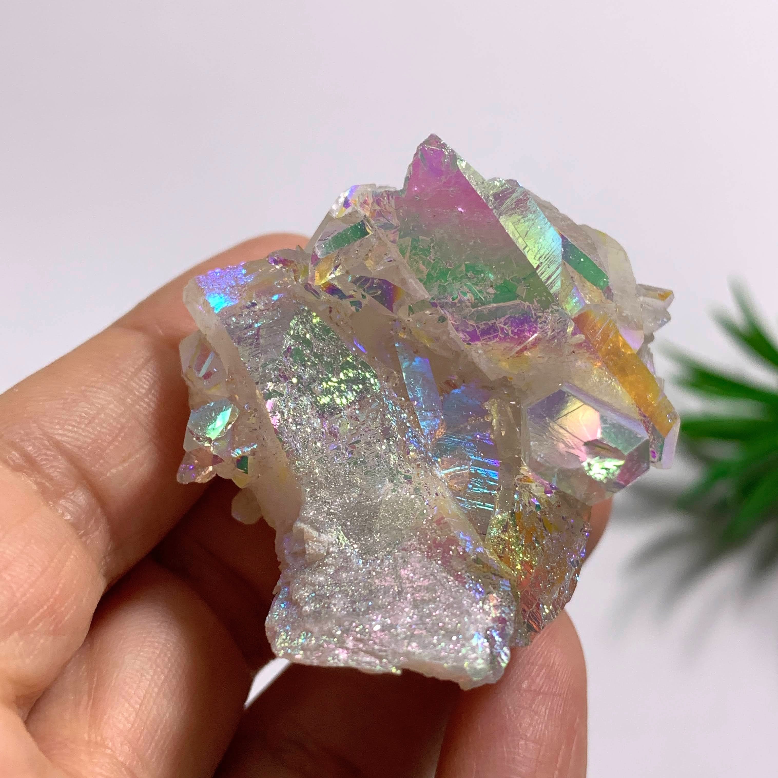 Angel Aura Opal Glow Quartz Cluster From Arkansas #5