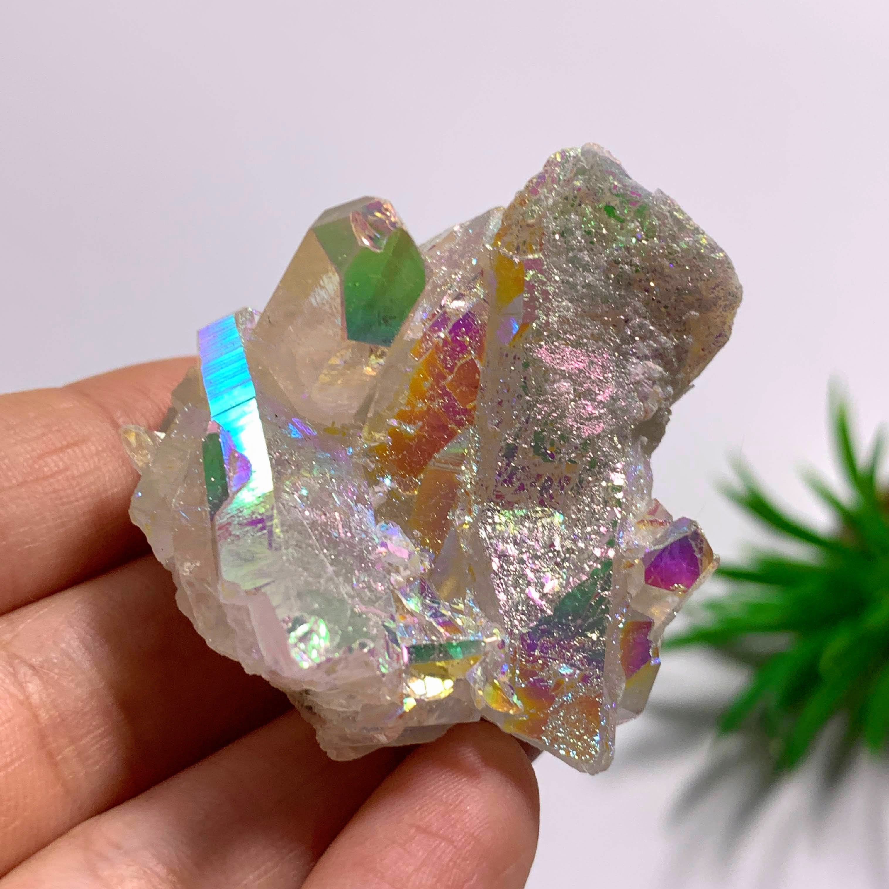 Angel Aura Opal Glow Quartz Cluster From Arkansas #5