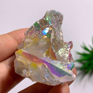 Angel Aura Opal Glow Quartz Cluster From Arkansas #5