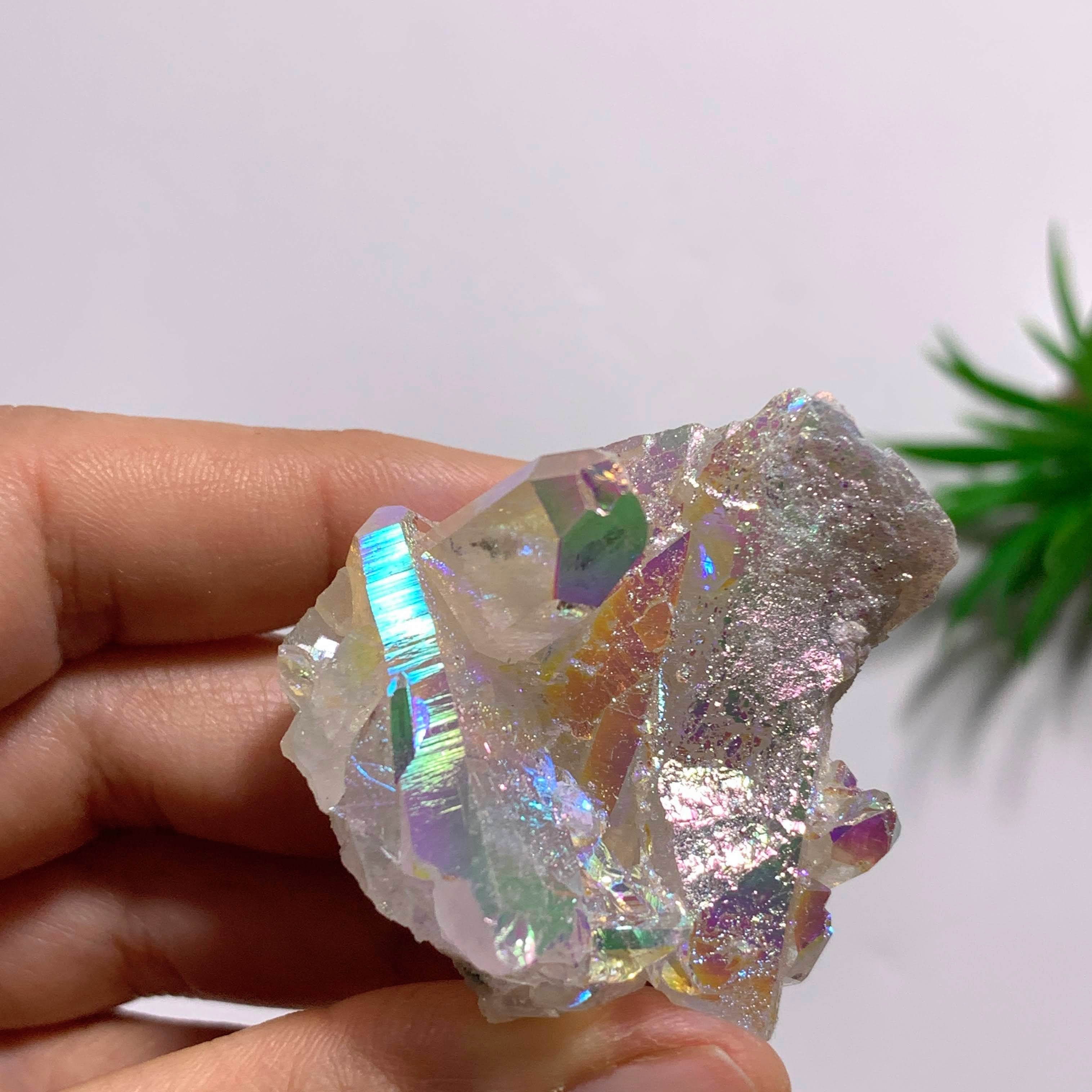 Angel Aura Opal Glow Quartz Cluster From Arkansas #5