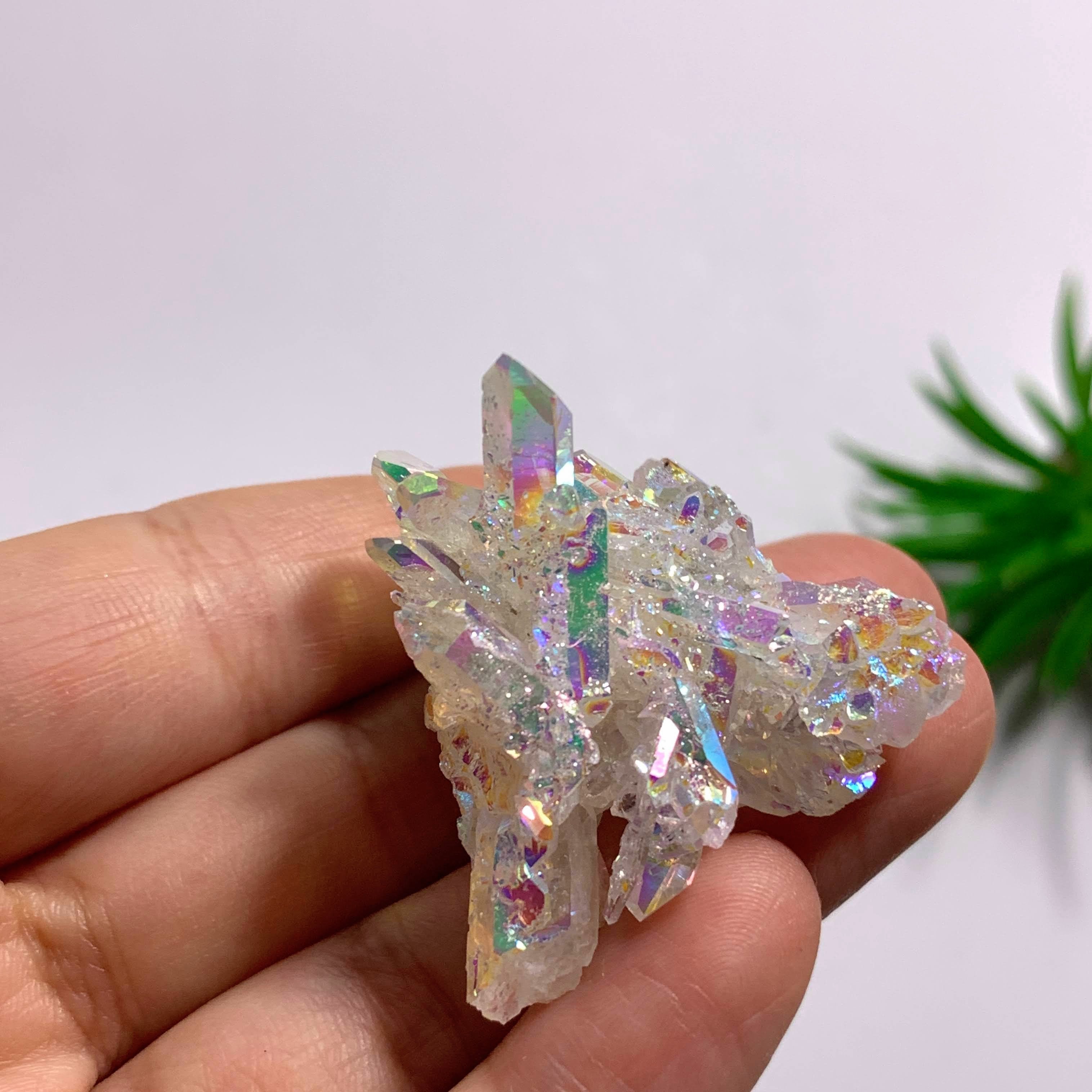 Angel Aura Opal Glow Quartz Cluster From Arkansas #6