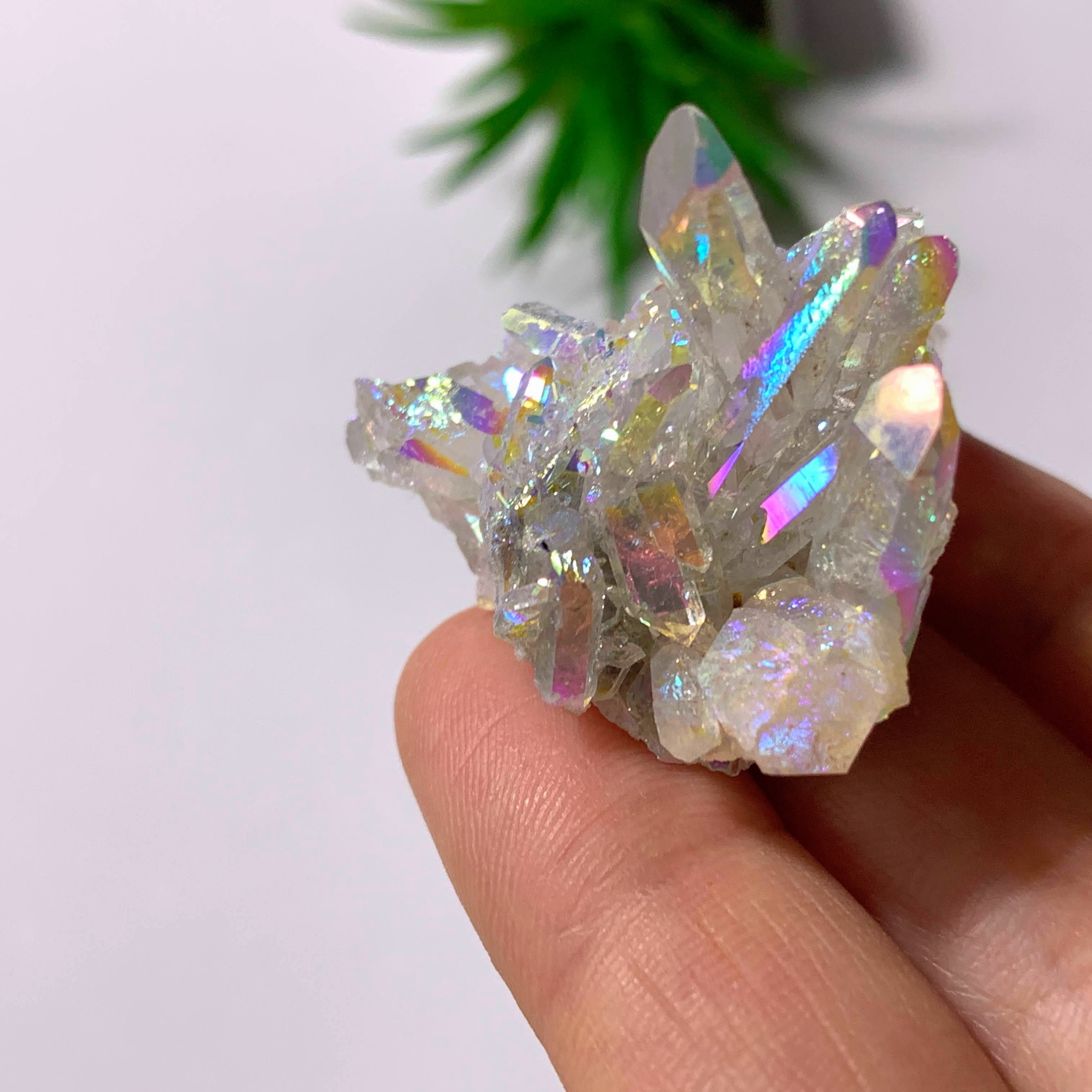 Angel Aura Opal Glow Quartz Cluster From Arkansas #6