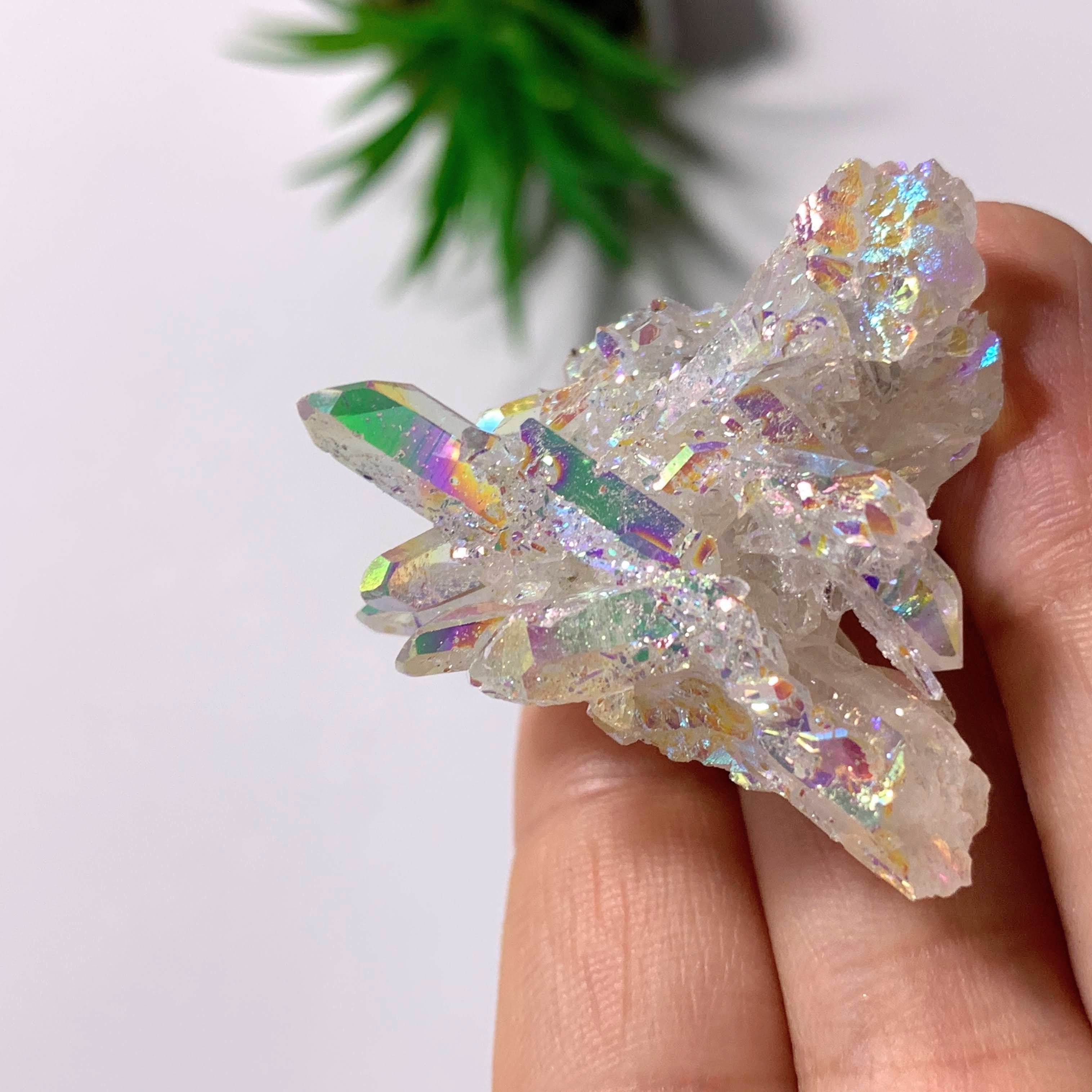 Angel Aura Opal Glow Quartz Cluster From Arkansas #6