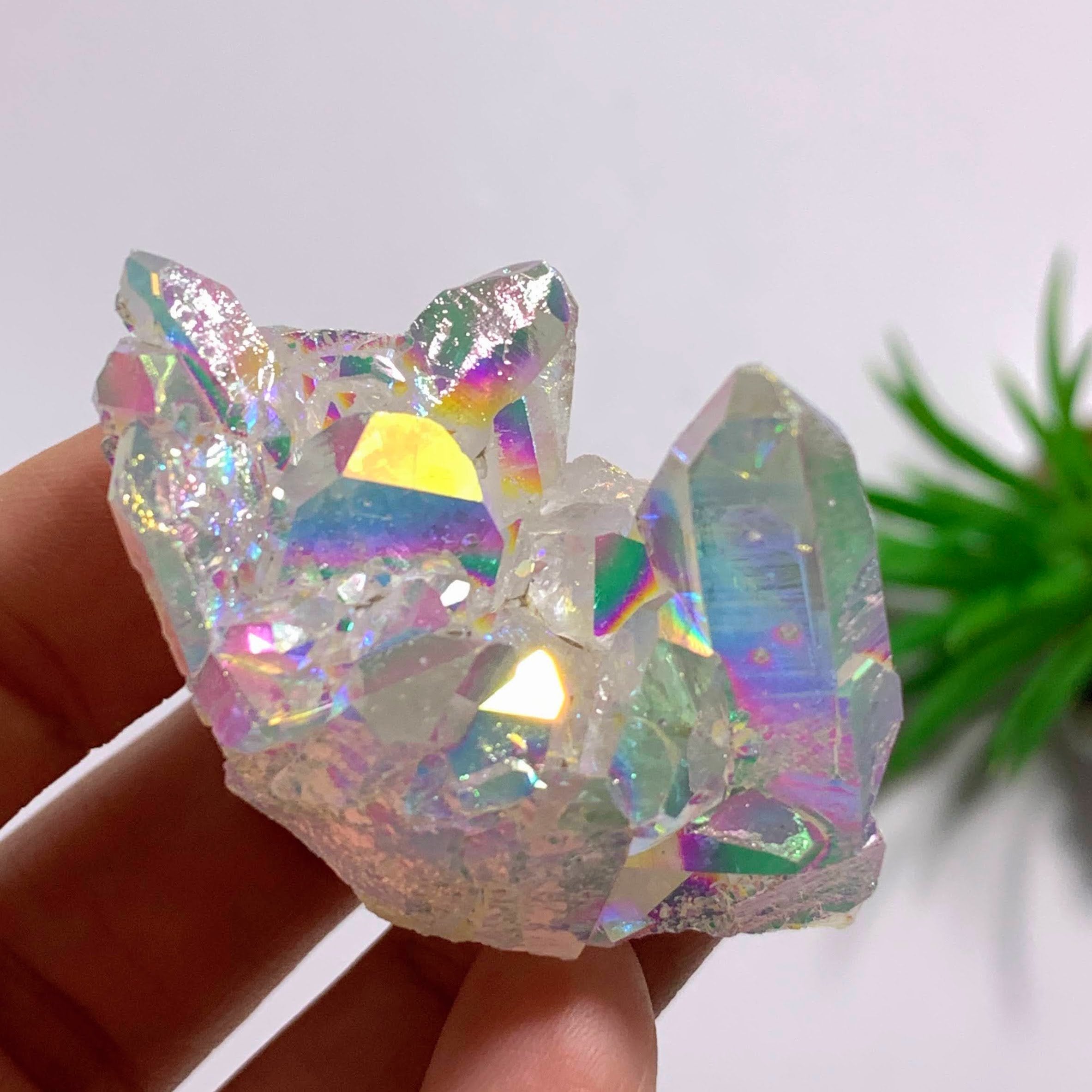 Angel Aura Opal Glow Quartz Cluster From Arkansas #7