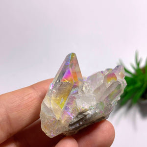 Angel Aura Opal Glow Quartz Cluster From Arkansas #7