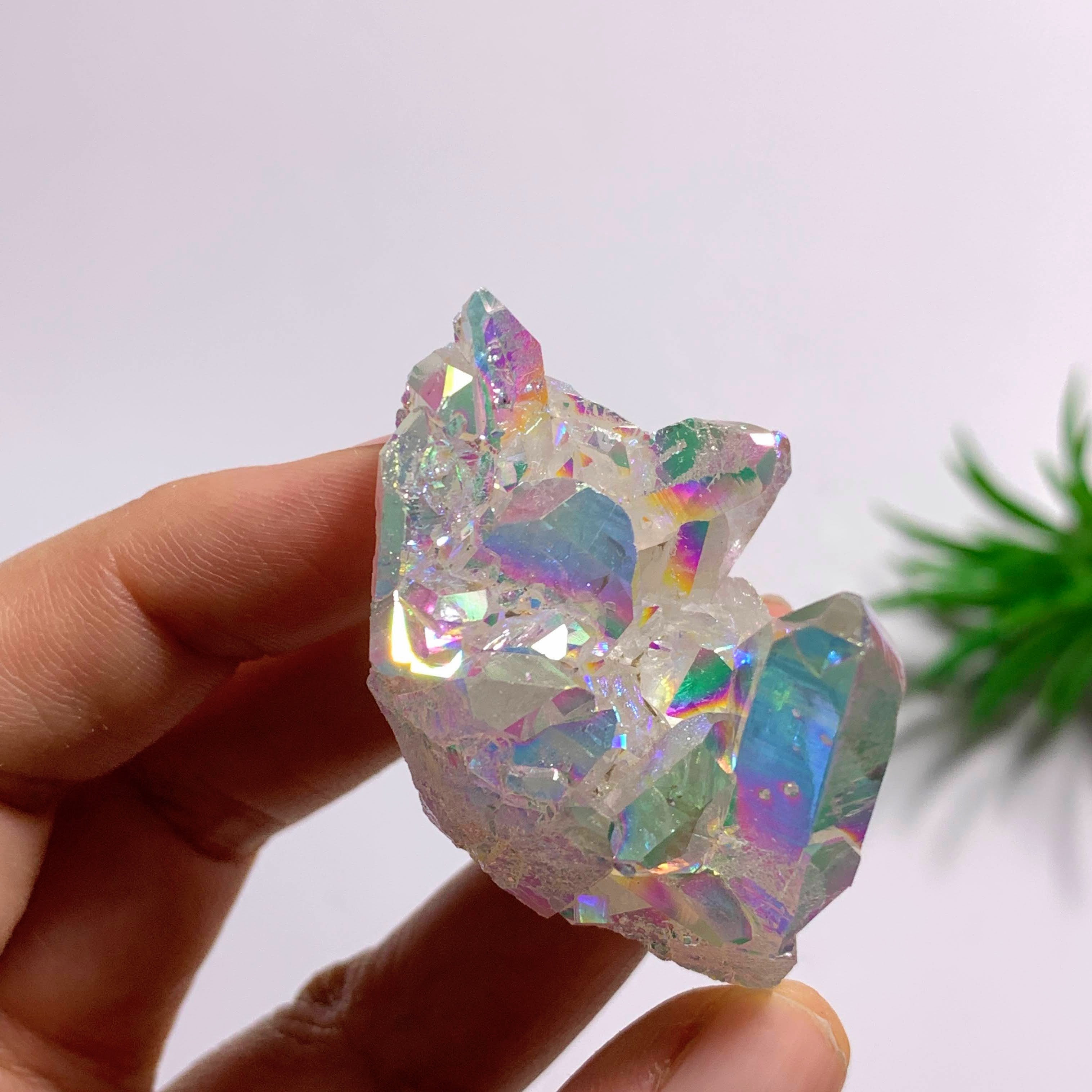 Angel Aura Opal Glow Quartz Cluster From Arkansas #7