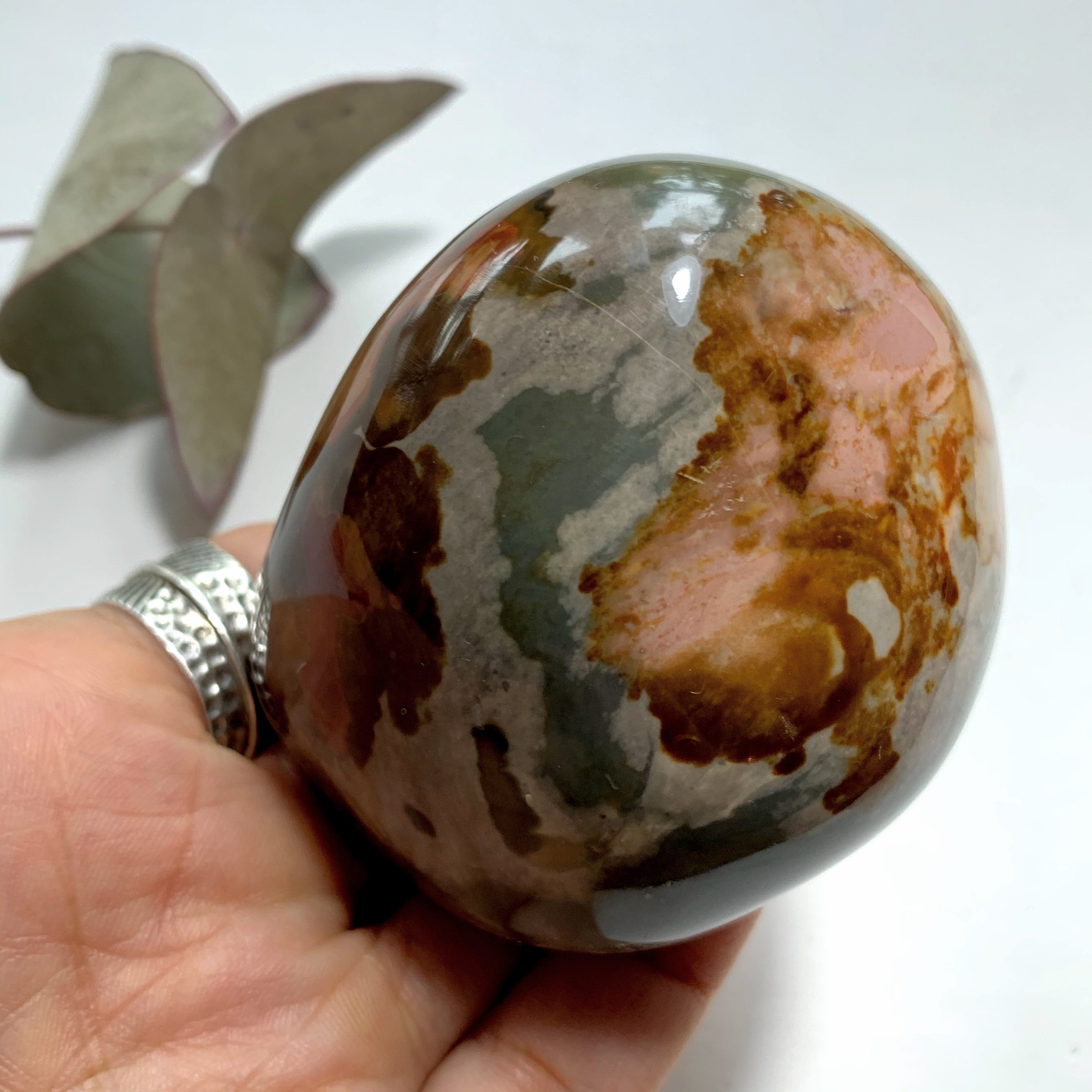 Chunky Natural Color Splashes Polychrome Jasper Specimen From Madagascar - Earth Family Crystals