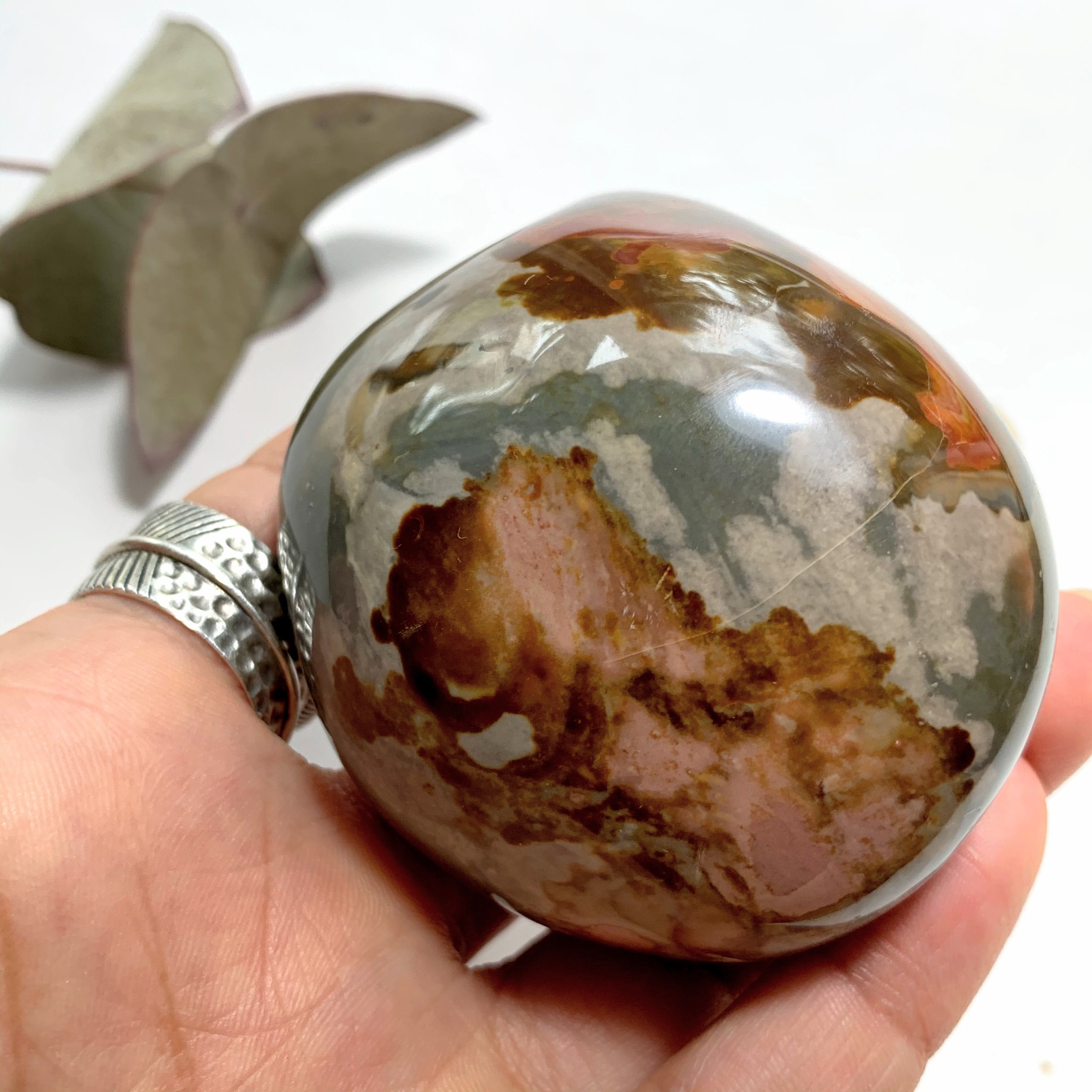 Chunky Natural Color Splashes Polychrome Jasper Specimen From Madagascar - Earth Family Crystals