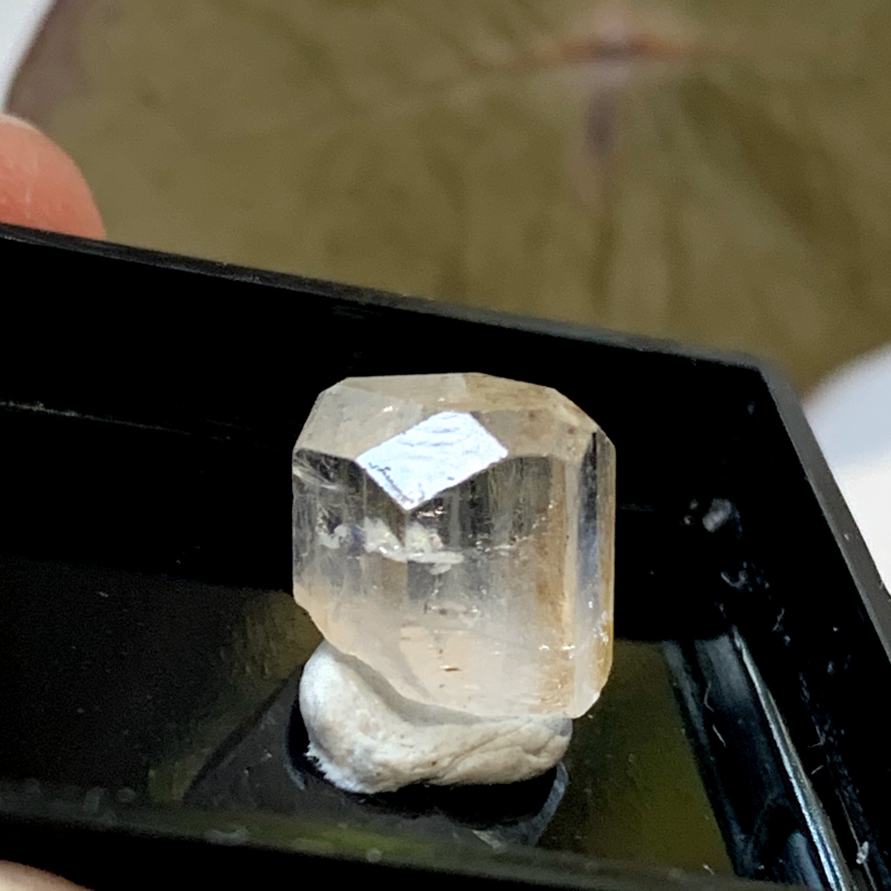 Rare~ Terminated Gem Phenacite (Phenakite) Dainty Collectors Crystal Point in Box From Brazil - 3.5 Carats  #1