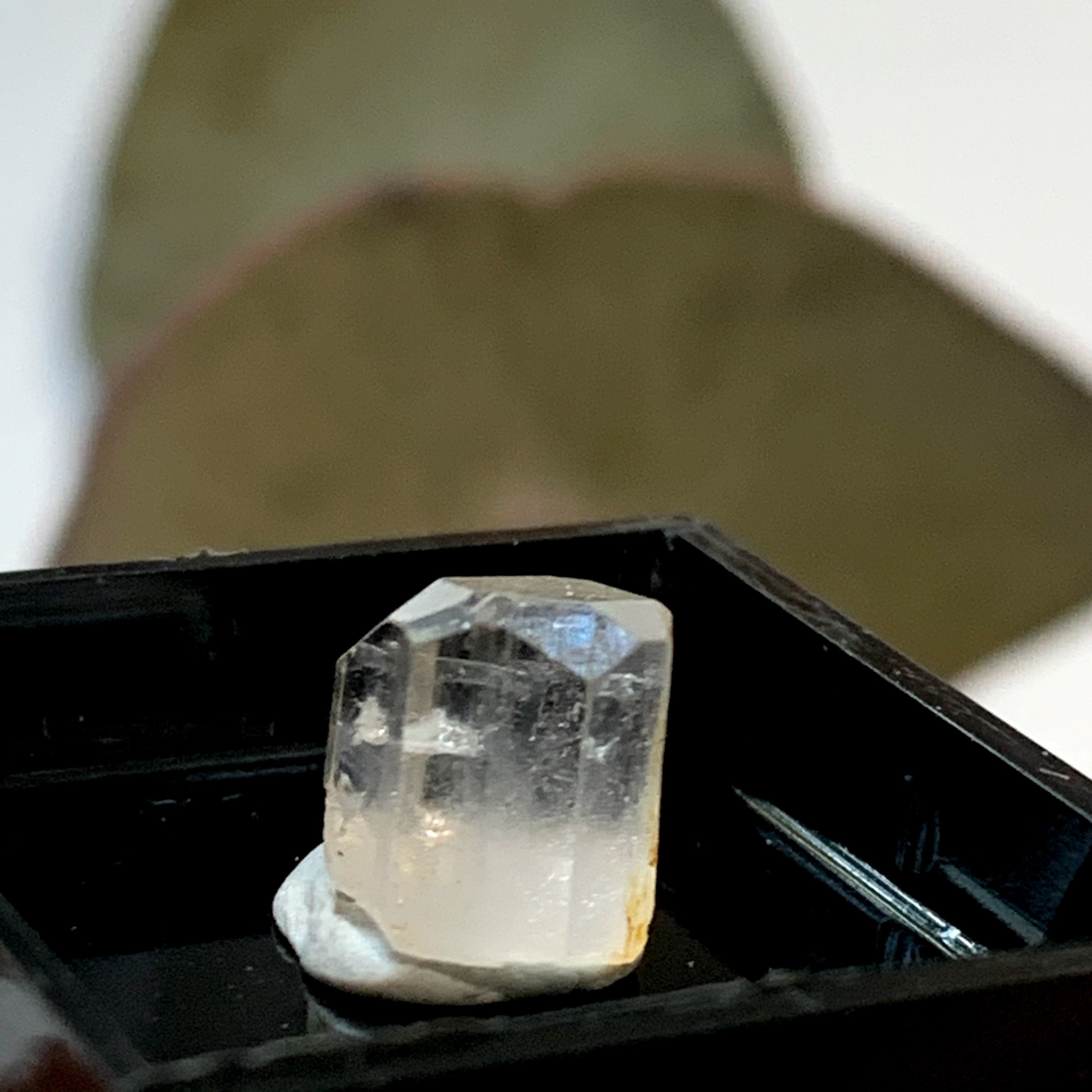 Rare~ Terminated Gem Phenacite (Phenakite) Dainty Collectors Crystal Point in Box From Brazil - 3.5 Carats  #1