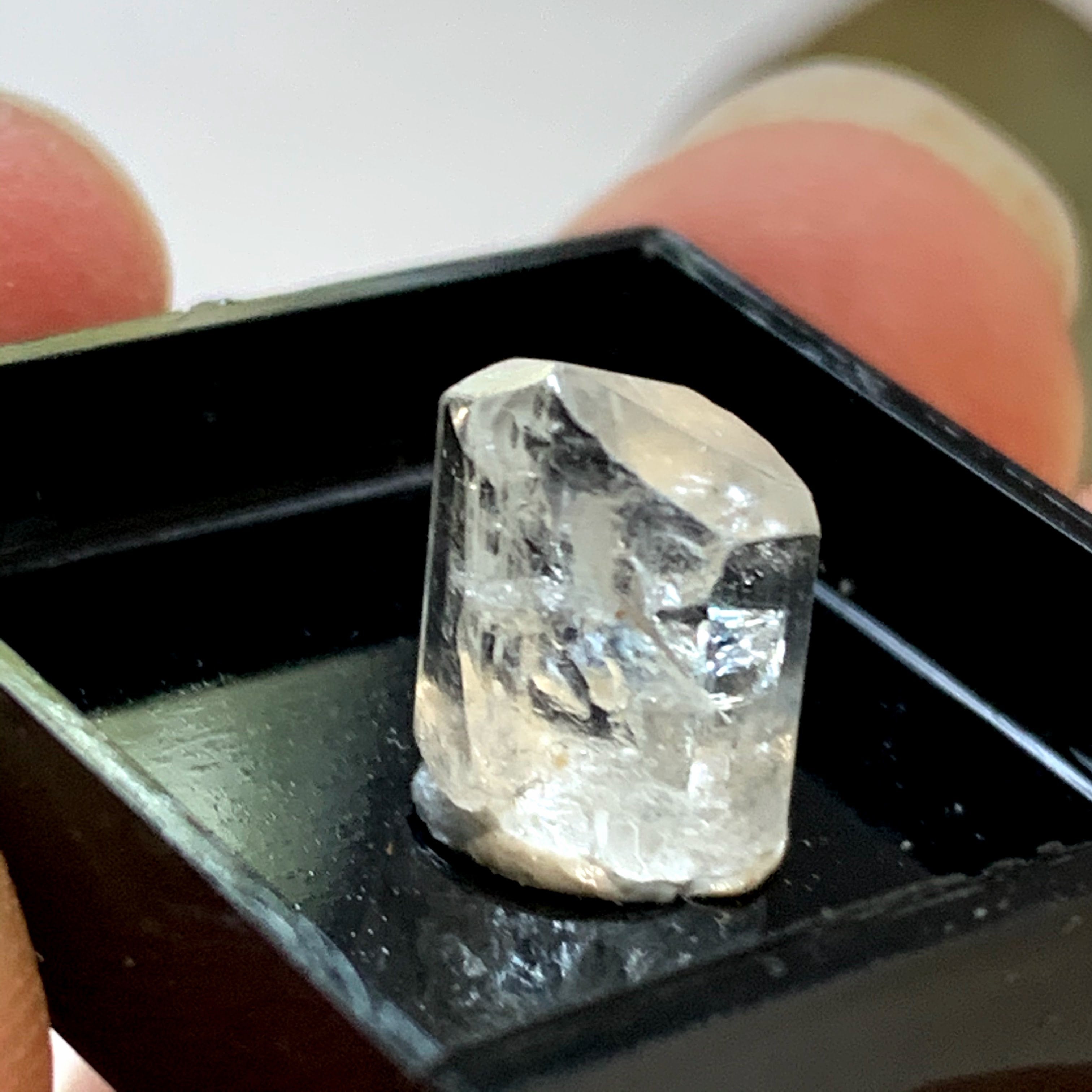 Rare~ Terminated Gem Phenacite (Phenakite) Dainty Collectors Crystal Point in Box From Brazil - 4 Carats  #3 - Earth Family Crystals