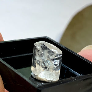 Rare~ Terminated Gem Phenacite (Phenakite) Dainty Collectors Crystal Point in Box From Brazil - 4 Carats  #3 - Earth Family Crystals