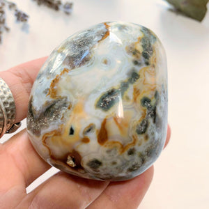 Unique Patterns Ocean Jasper Polished Specimen~Locality Madagascar - Earth Family Crystals