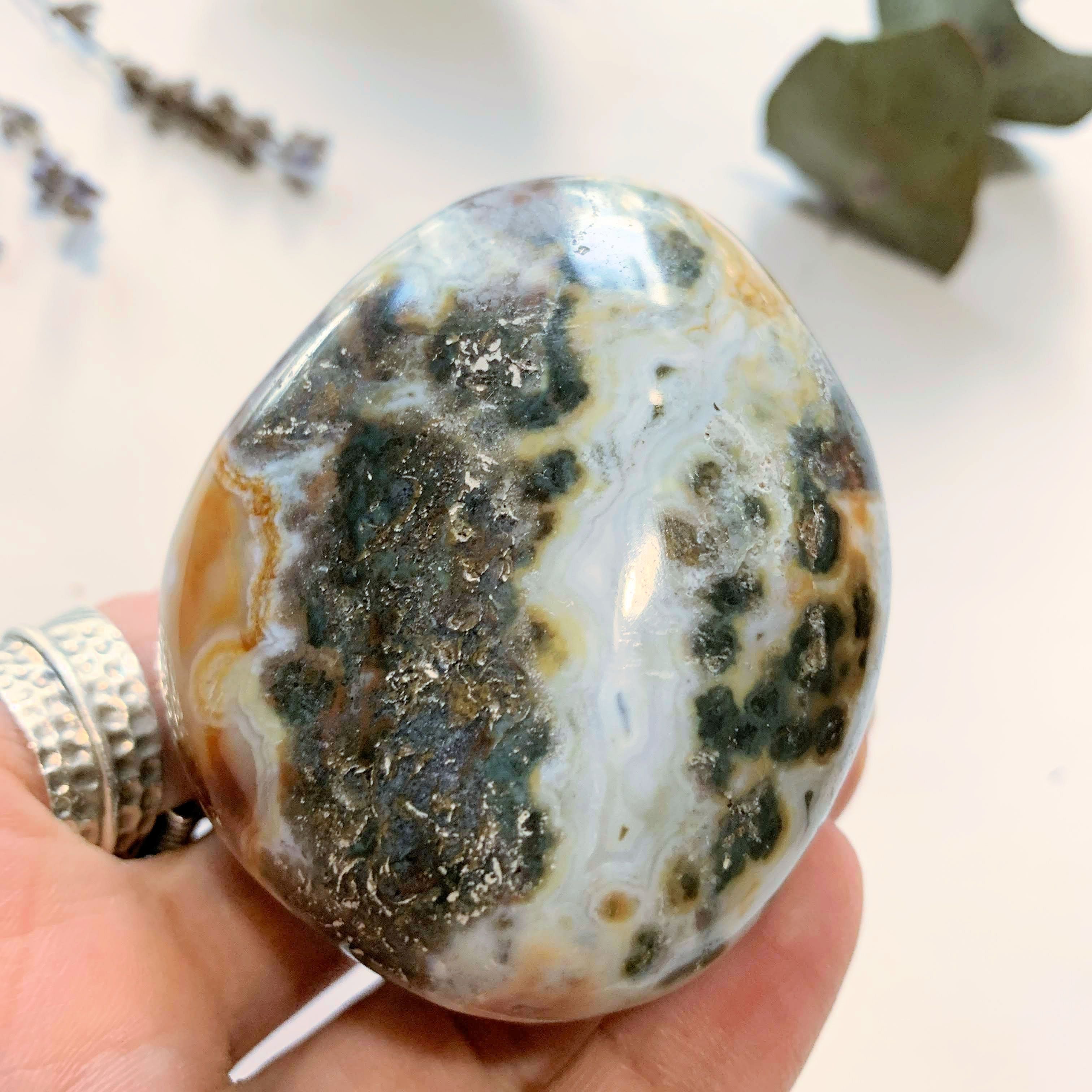 Unique Patterns Ocean Jasper Polished Specimen~Locality Madagascar - Earth Family Crystals