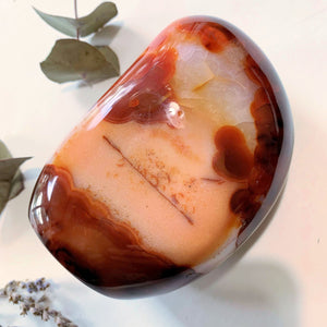 Incredible Fire Red & Orange Large Carnelian Free Form Standing Specimen ~Locality Madagascar - Earth Family Crystals