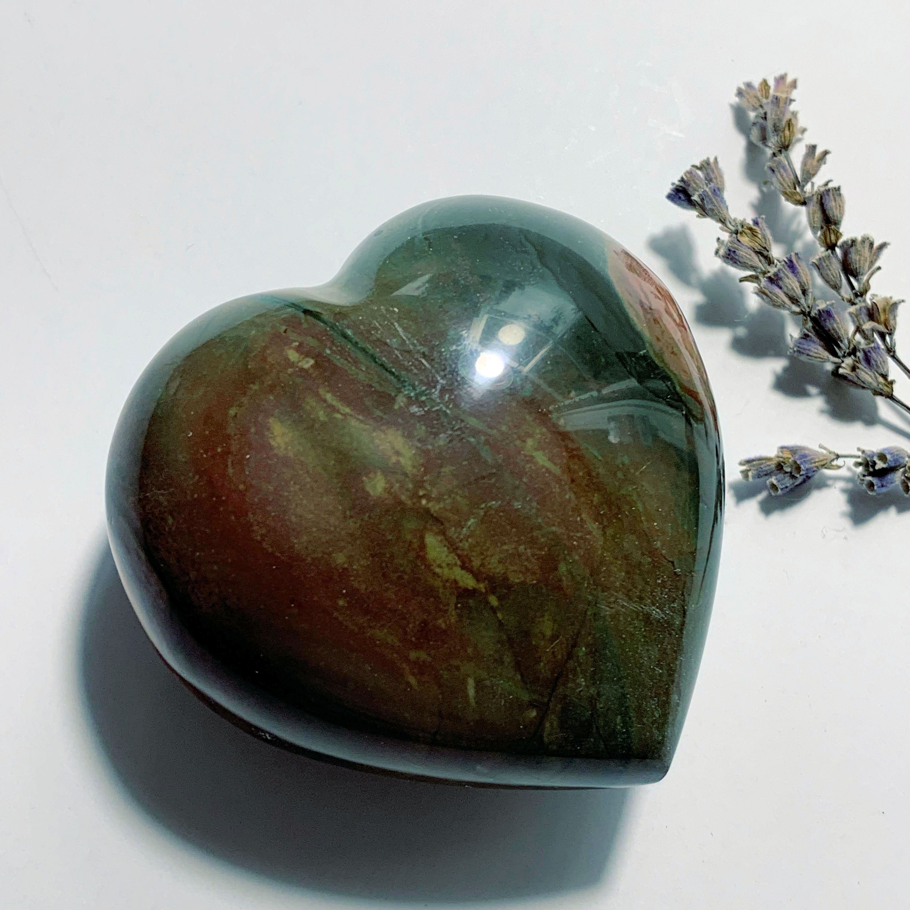 Fabulous Colors Polychrome Jasper Puffy Heart ~Locality Madagascar - Earth Family Crystals