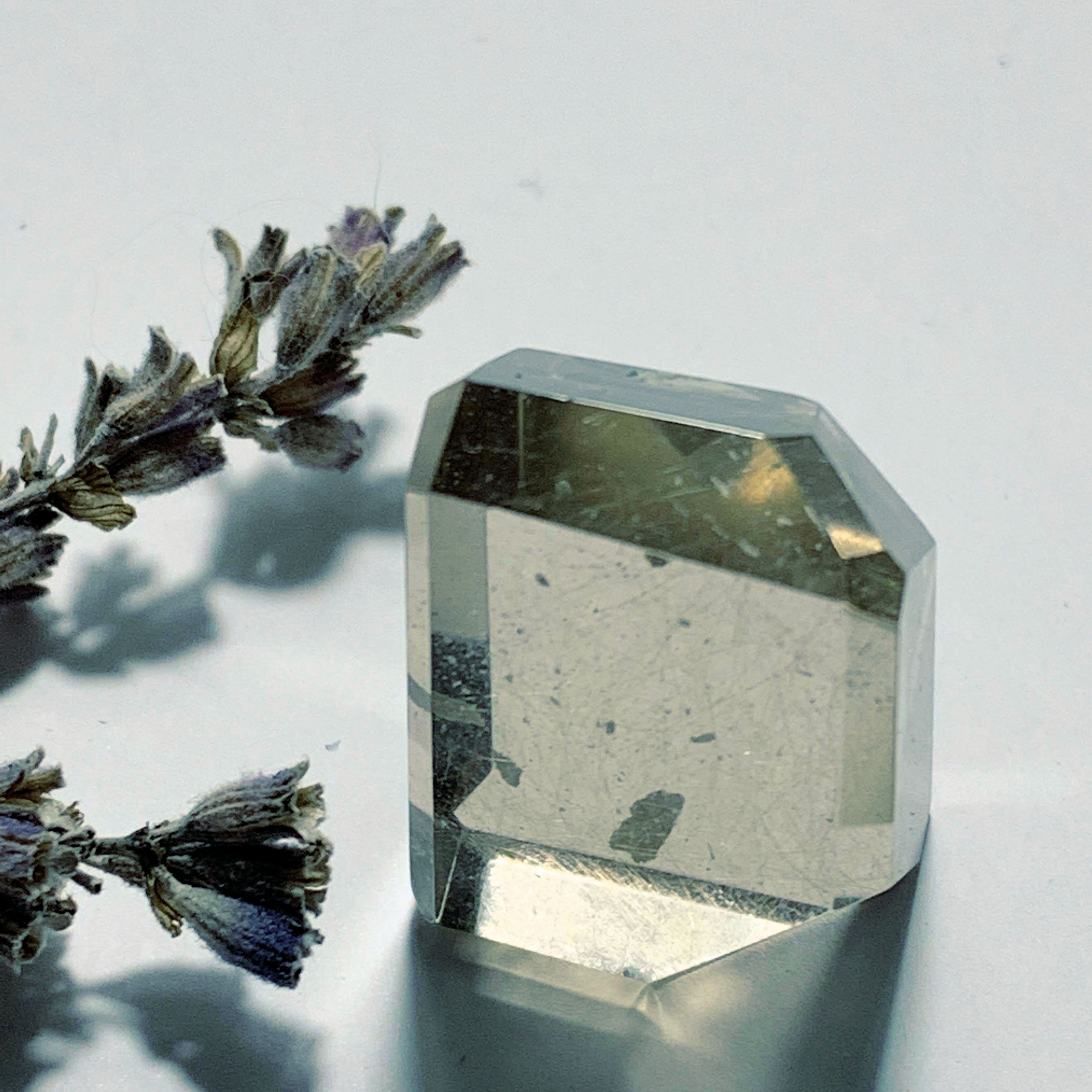 Cute Smoky Rutilated Quartz Small Free Form Specimen~Locality Brazil - Earth Family Crystals