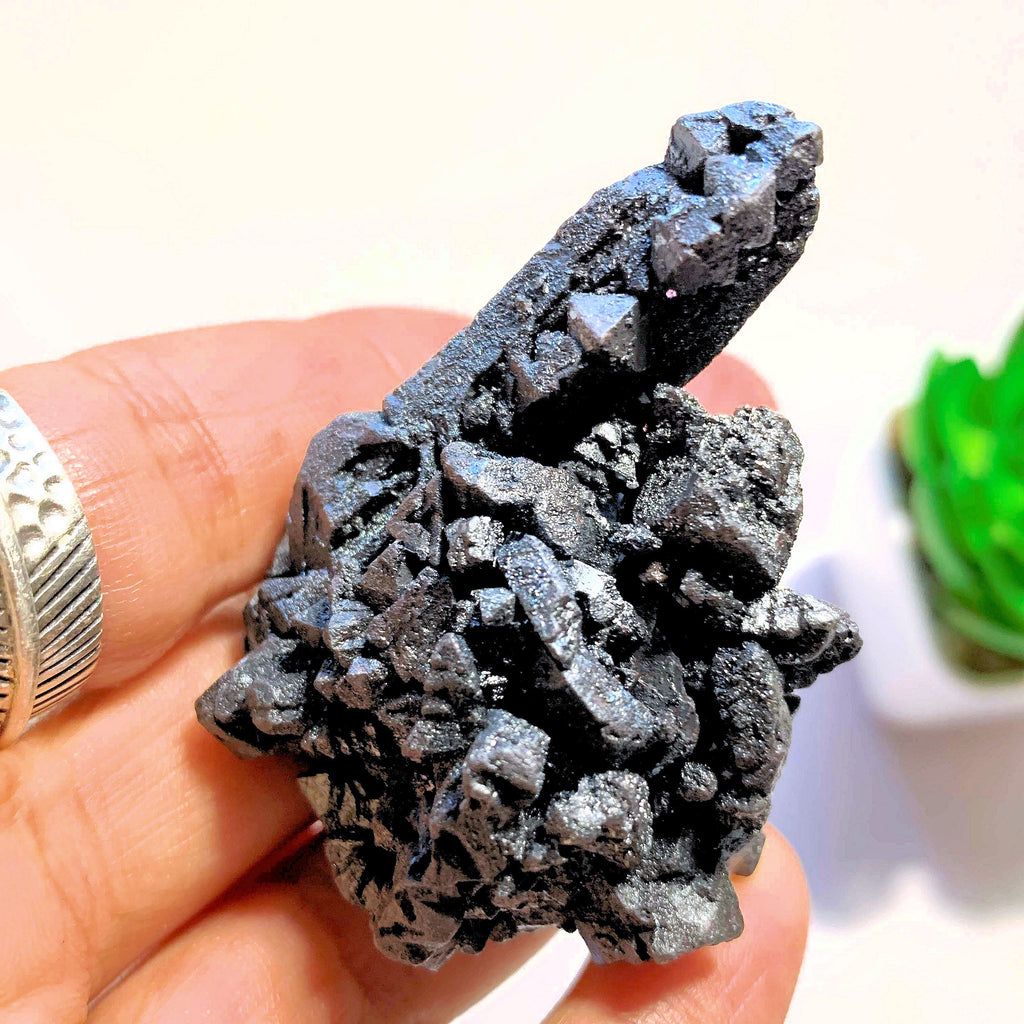 Rare Pseudomorph Formation! Intricate Magnetite Specimen (Formed After Hematite) From Patagonia, Argentina - Earth Family Crystals