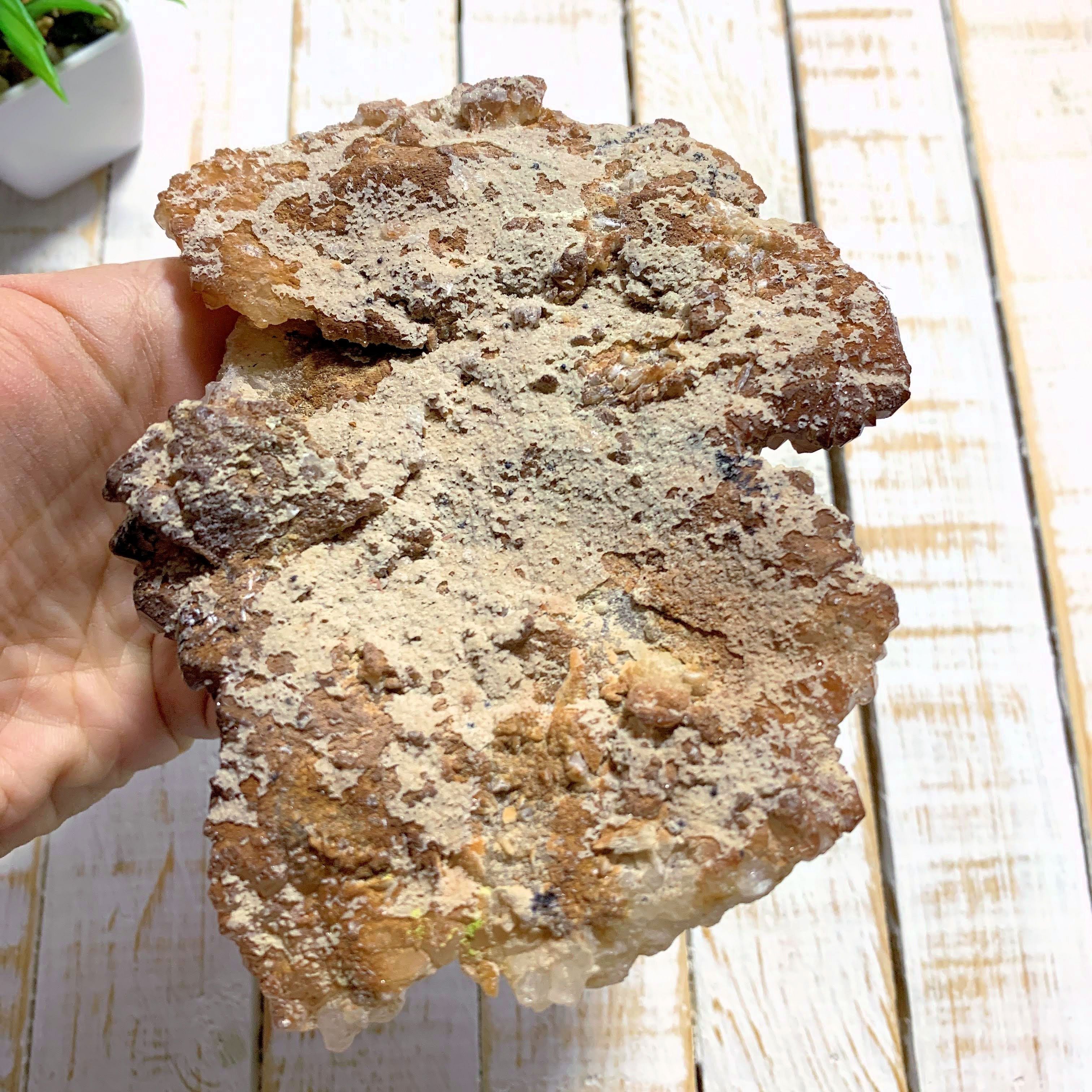 Brilliant Orange River Large Quartz Cluster From South Africa - Earth Family Crystals