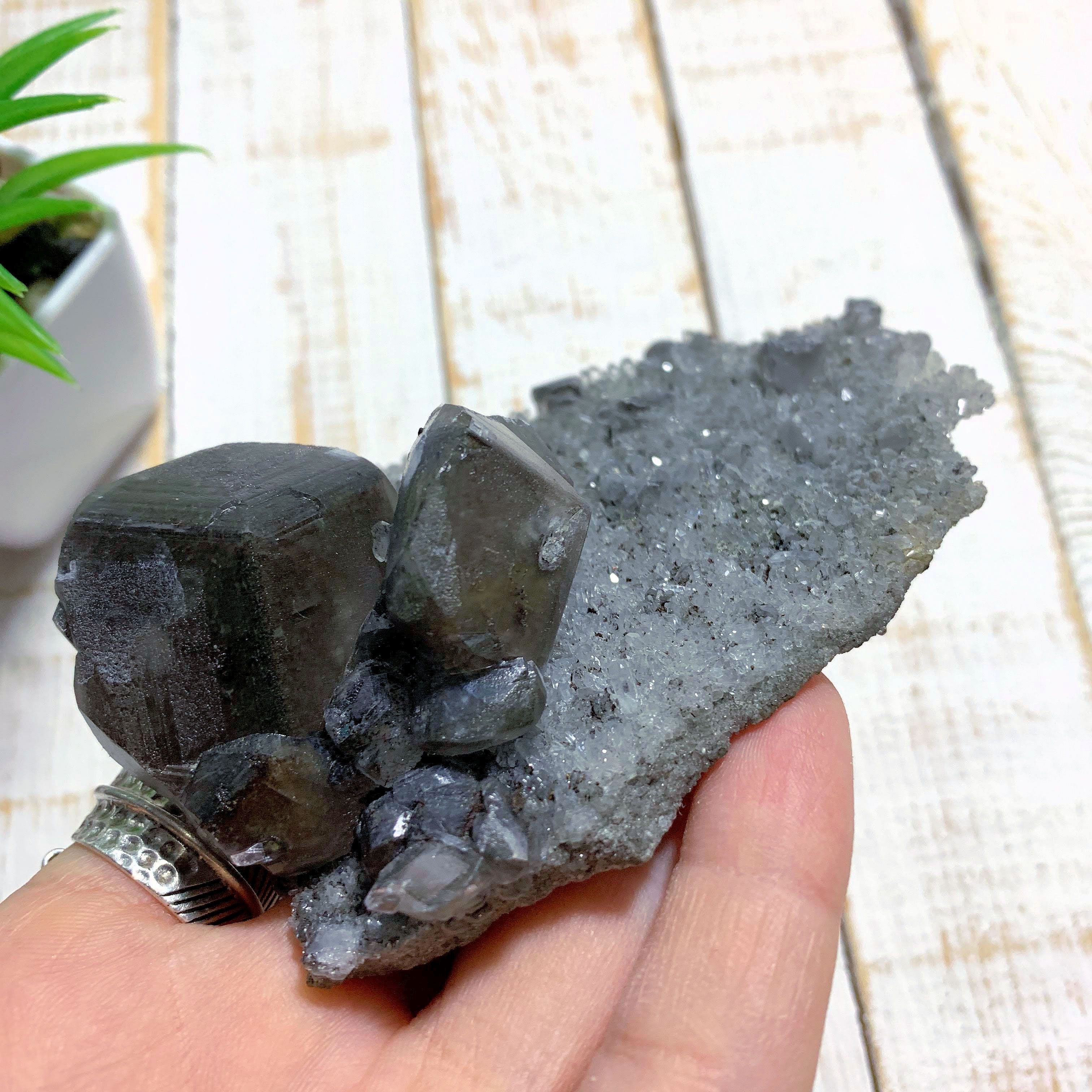 Unique Formation Barite & Quartz Cluster Specimen from Linwod Mine - Earth Family Crystals