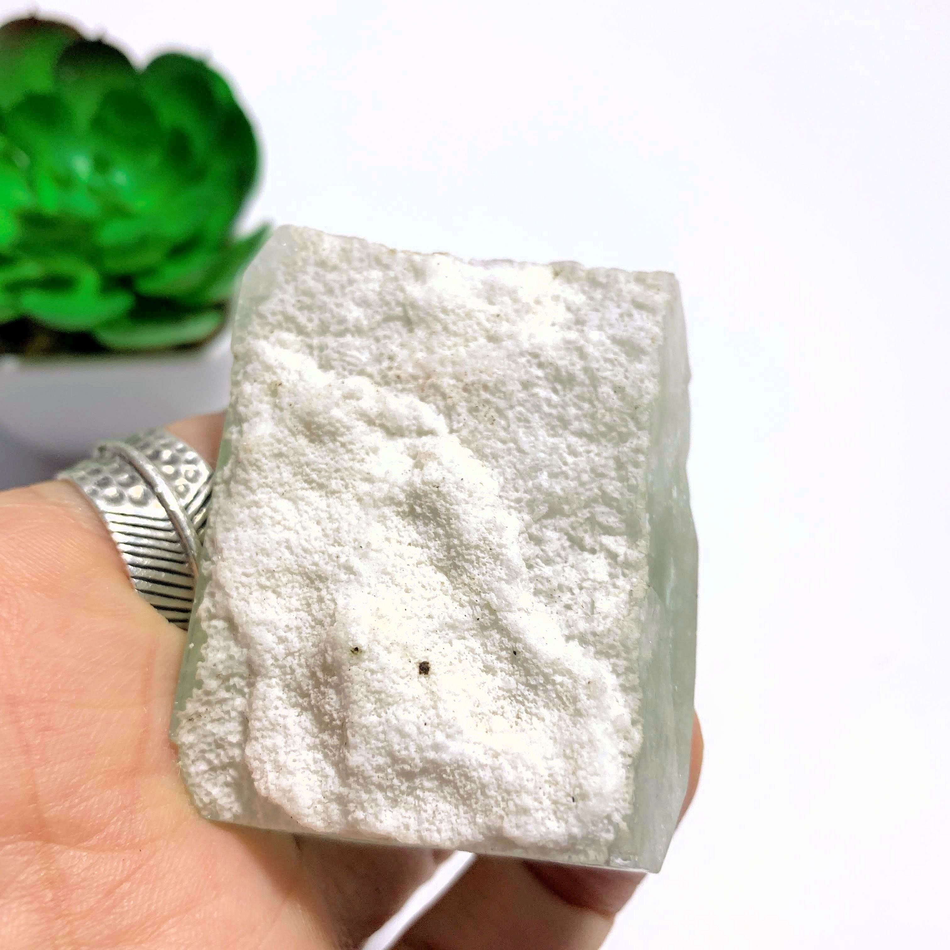 Brilliant Mint Green & Clear Apophyllite Specimen ~Locality India - Earth Family Crystals