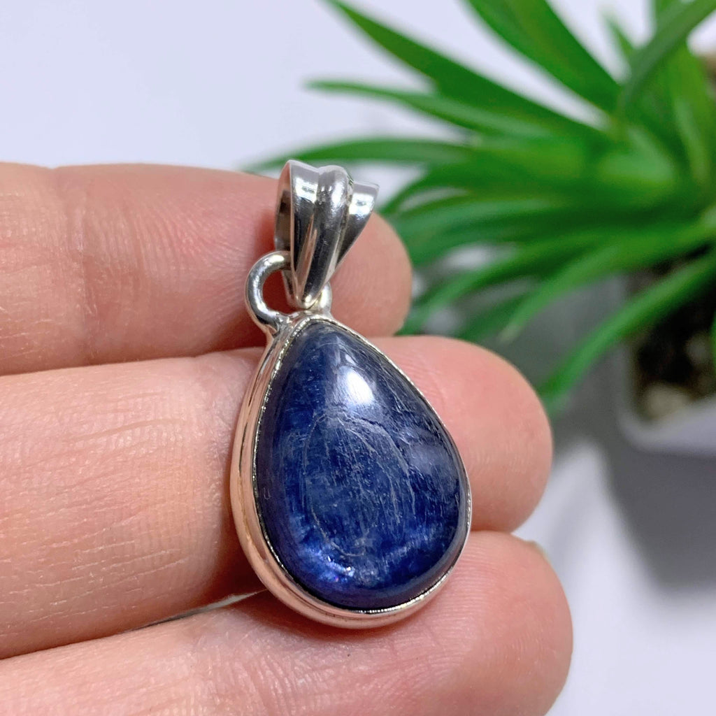 Gorgeous Deep Blue Kyanite Sterling Silver Pendant (Includes Silver Chain) #2 - Earth Family Crystals