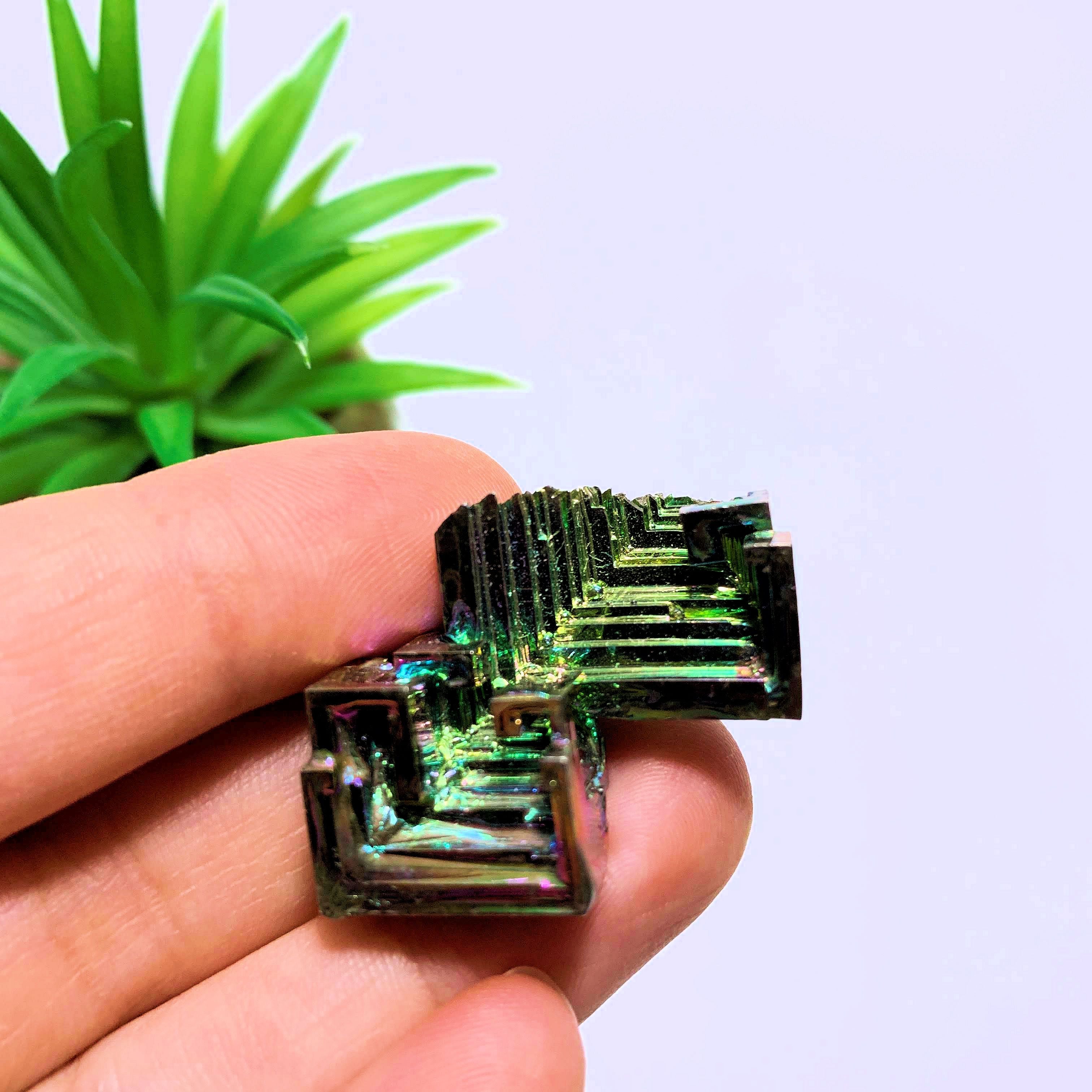 Galactic Rainbow Bismuth Specimen From Germany - Earth Family Crystals