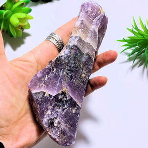 Auralite-23 Deep Purple Genuine Large Point From Ontario, Canada - Earth Family Crystals