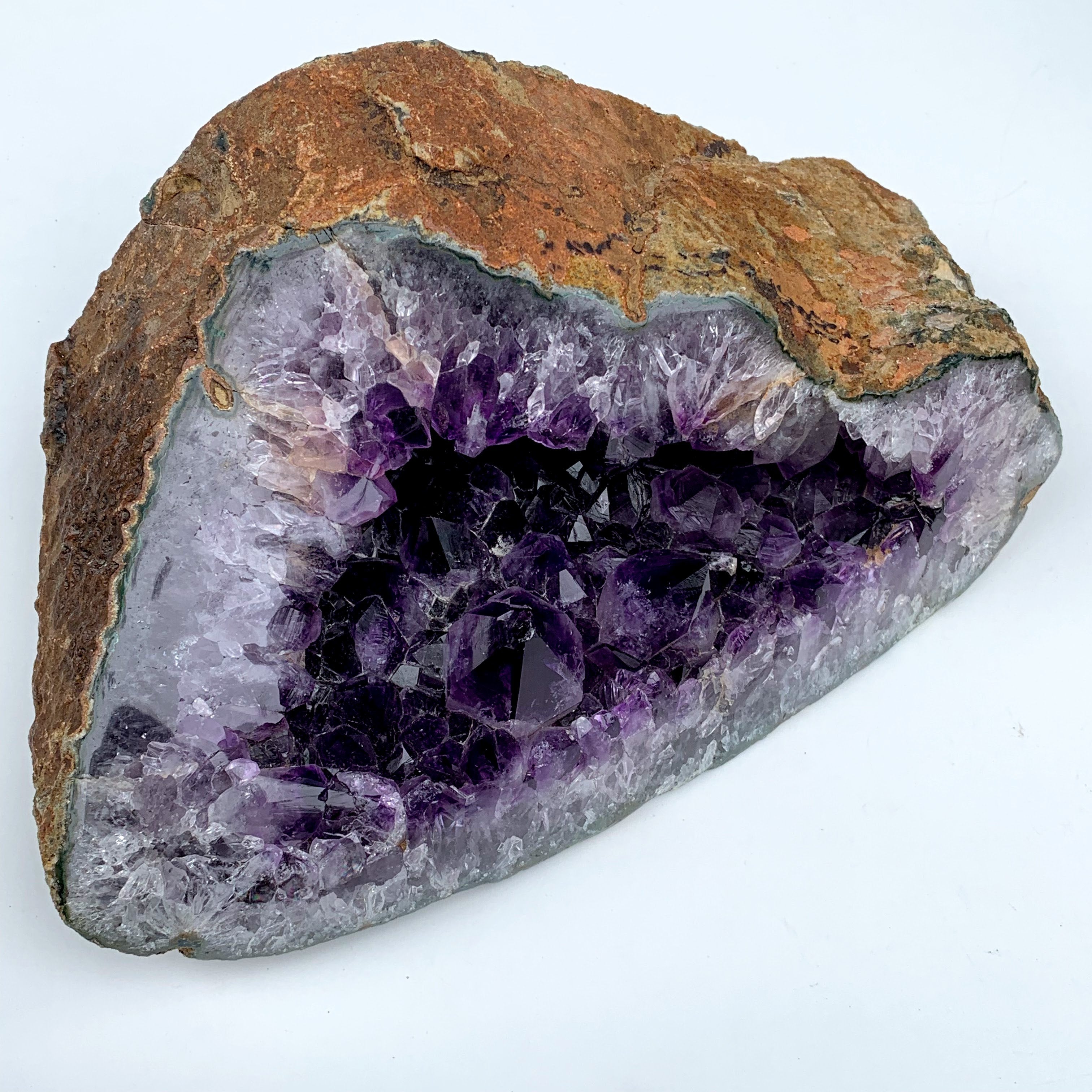 XXL Deep Purple Amethyst Geode Display Specimen From Uruguay - Earth Family Crystals