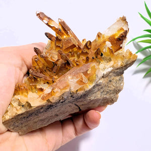 Natural Rainbow Mayanite Chunky Quartz Cluster From Arkansas - Earth Family Crystals