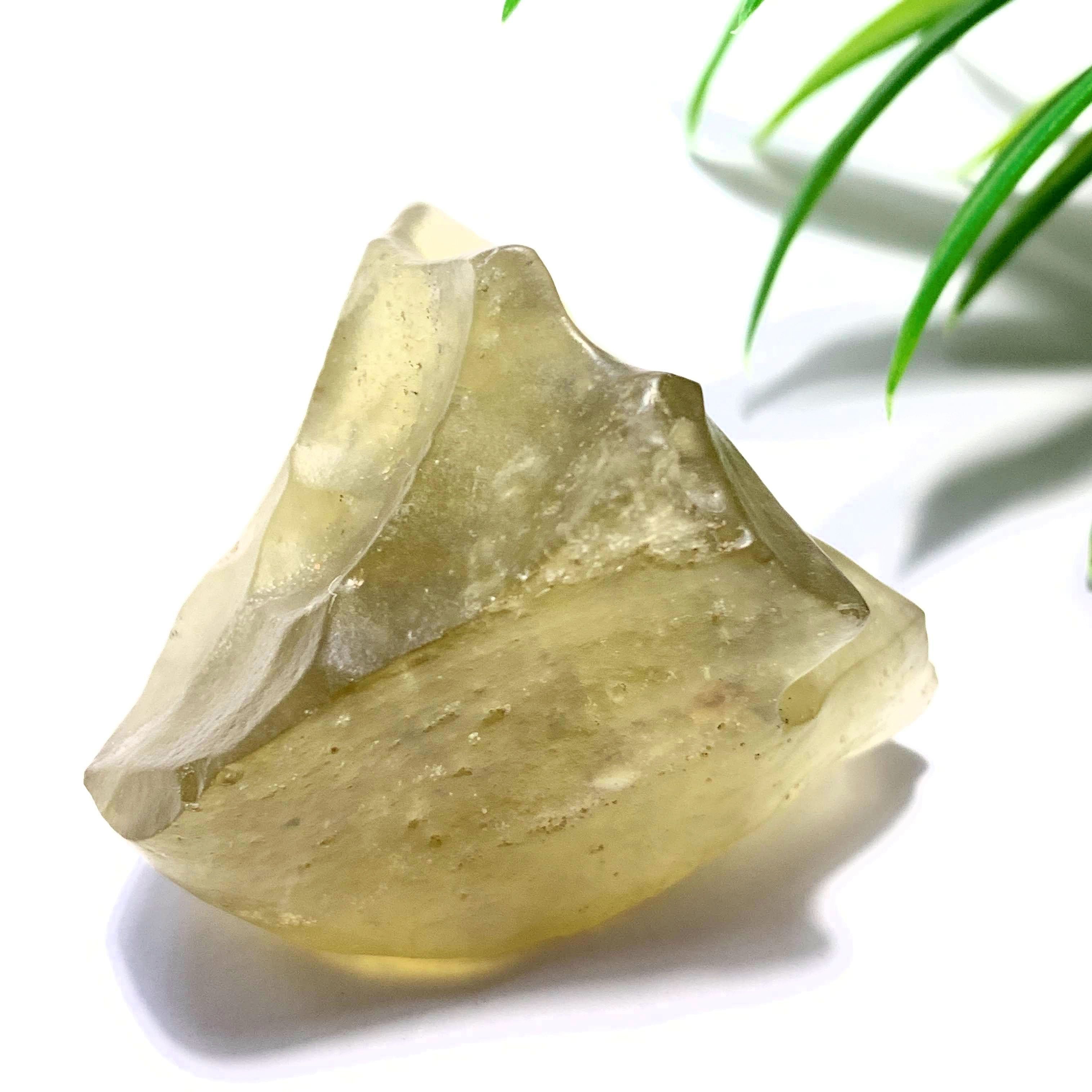 Genuine Ancient Golden Libyan Desert Glass Chunky Raw Specimen From Egypt - Earth Family Crystals