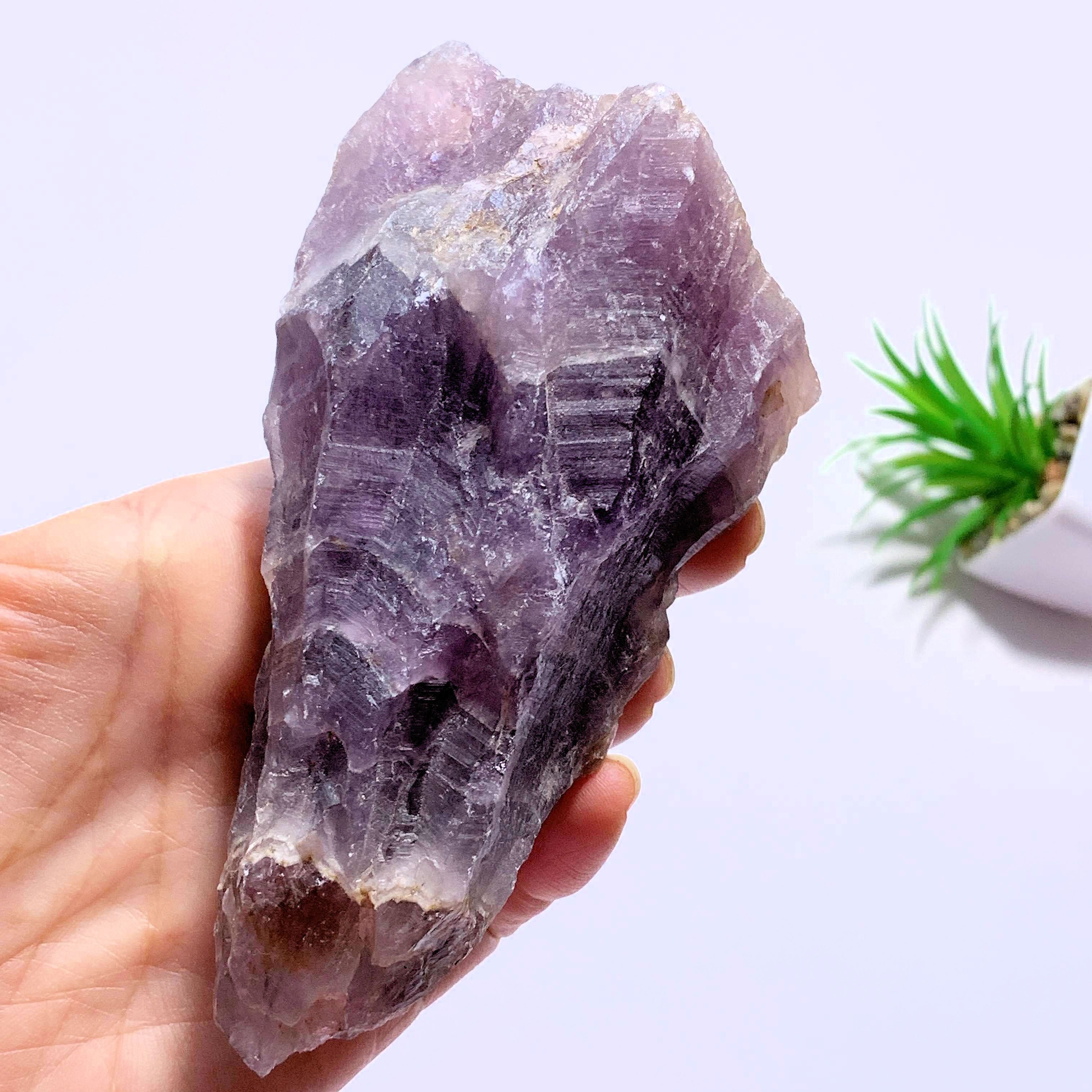 Genuine Auralite-23 Large  Point With Self Healing From Ontario, Canada - Earth Family Crystals