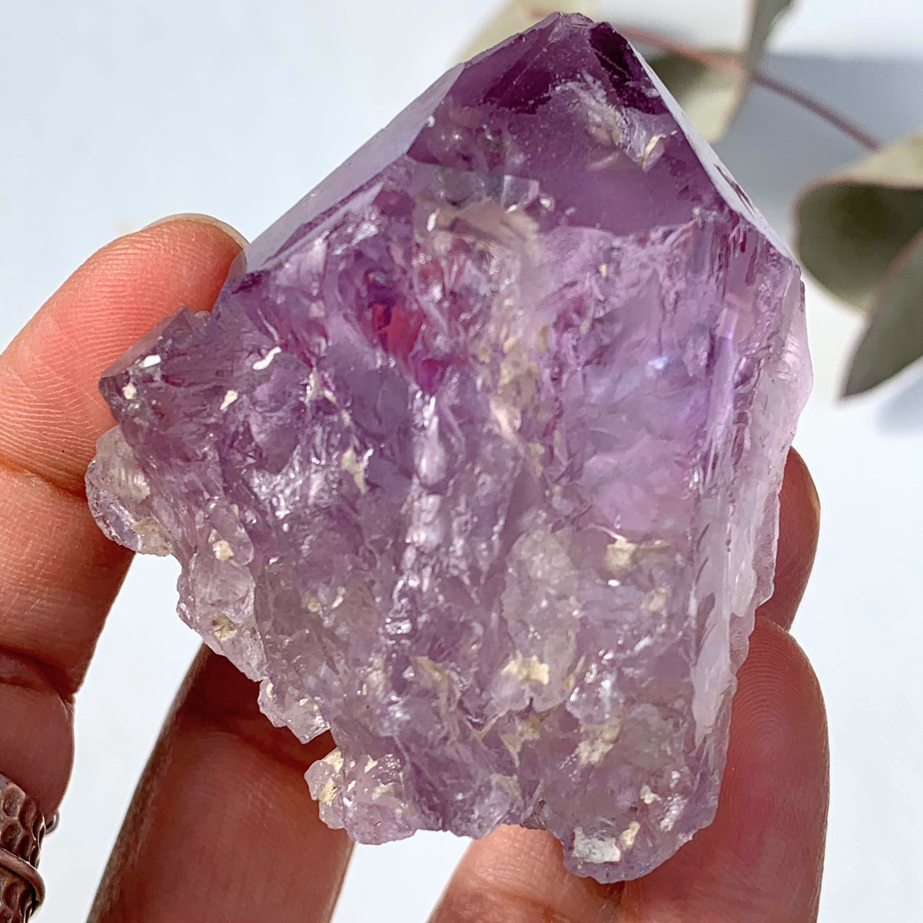 NEW FIND~Rare & Unusual Natural Hydrothermal Etched Amethyst Specimen With Record Keepers From Brazil - Earth Family Crystals