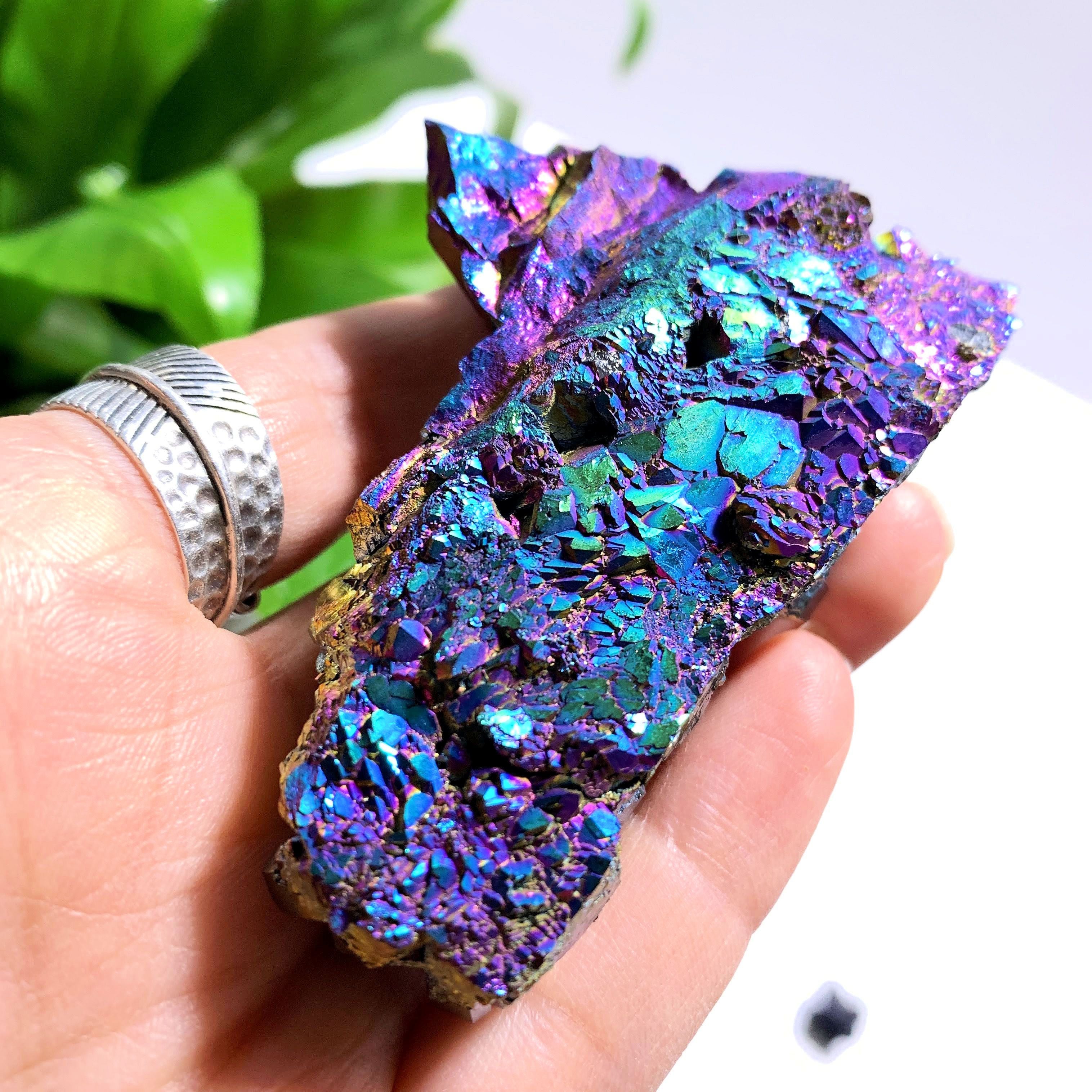 Incredible Large Titanium Quartz Cluster With Self Healing~Locality Arkansas - Earth Family Crystals