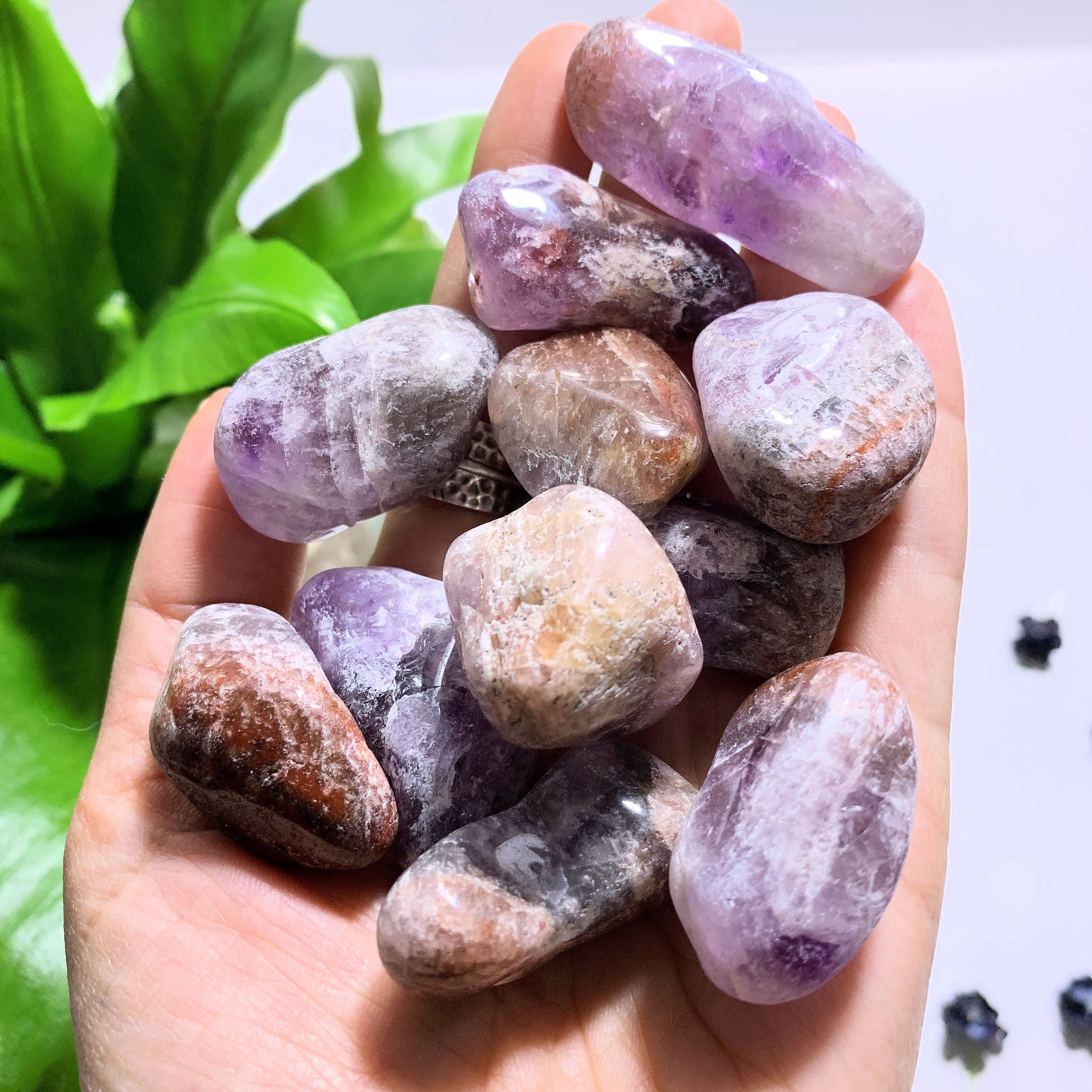 One Super 7 Tumbled Pocket Stone From Brazil