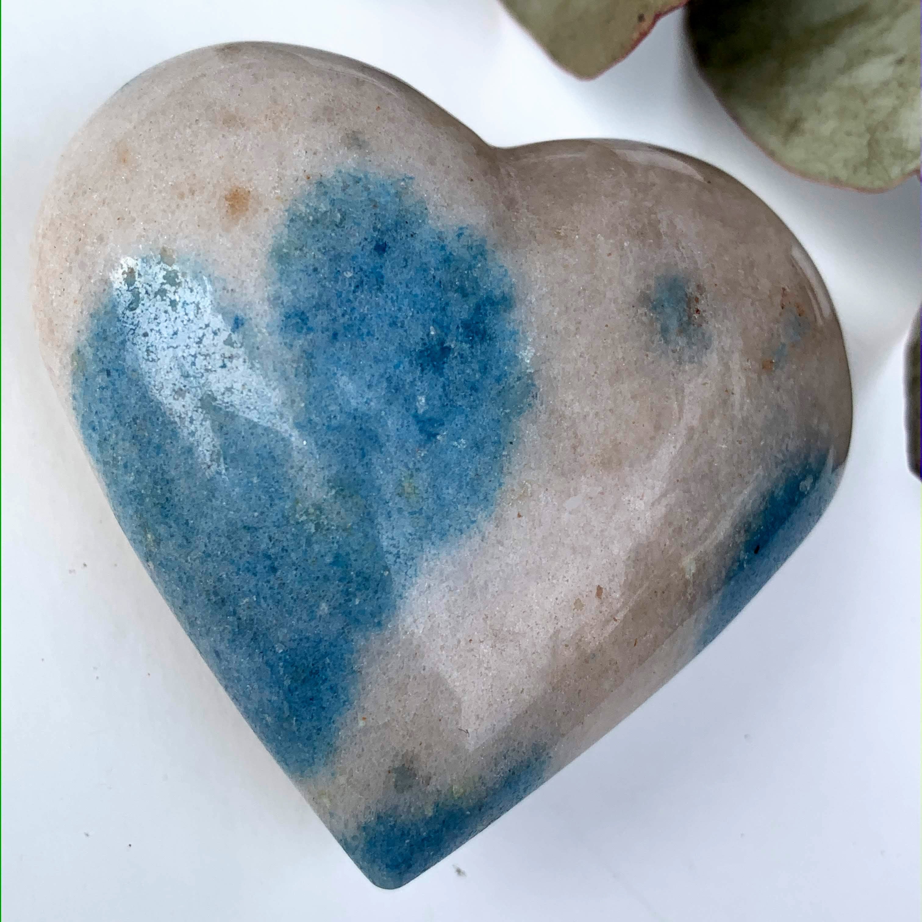 Stunning Trolleite  Love Heart Carving From Brazil #1 - Earth Family Crystals