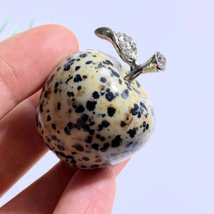 Dalmation Jasper Apple Carving