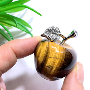 Tiger Eye Apple Carving