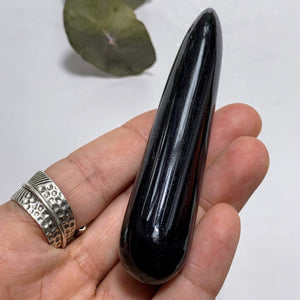 Protective Polished Black Tourmaline Wand #1